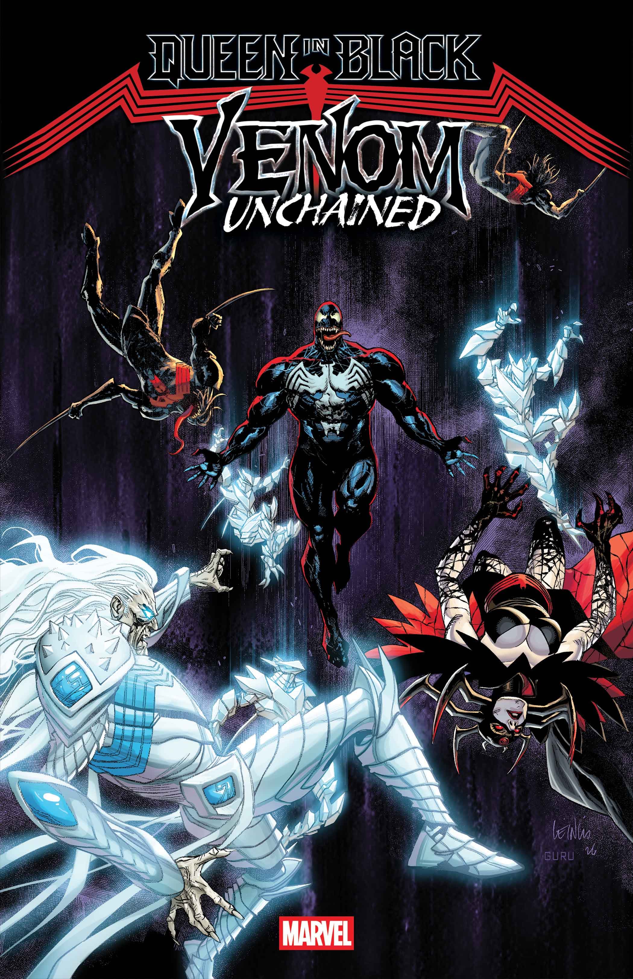 QUEEN IN BLACK: VENOM UNCHAINED #3 Cover by Leinil Francis Yu