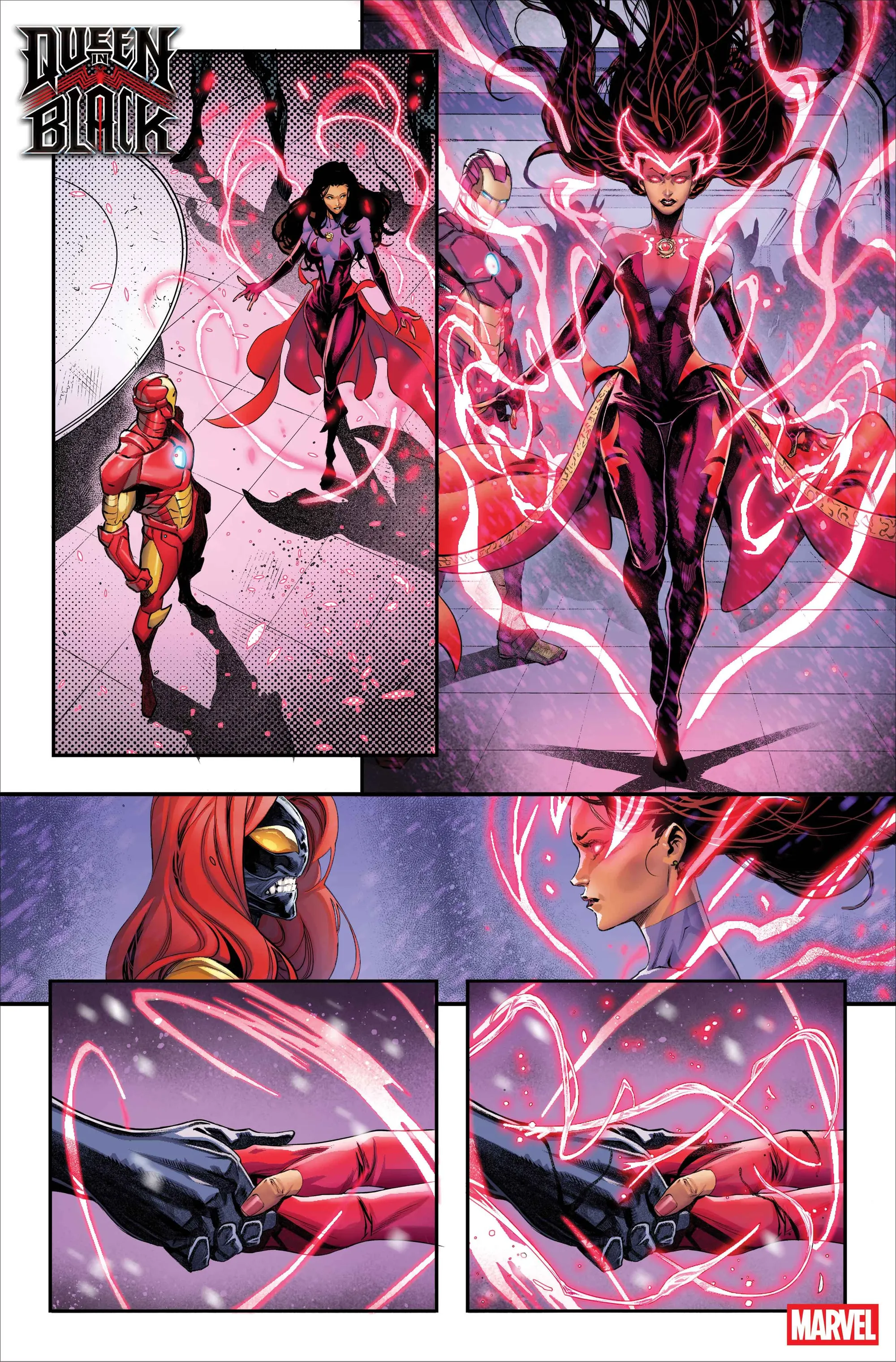 ‘Queen in Black’ #1 Preview Enlists Iron Man, Scarlet Witch, Nova, and ...
