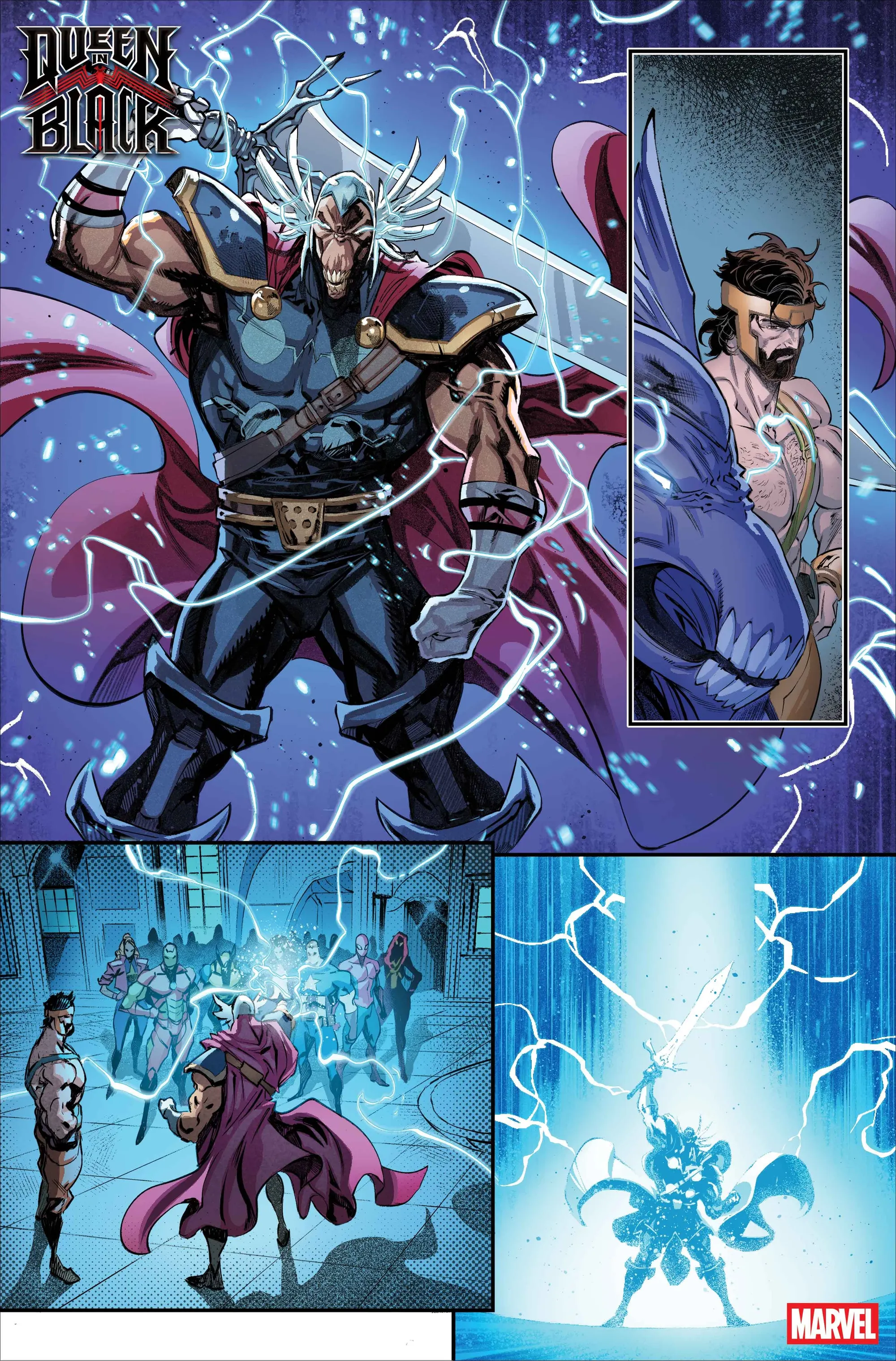 ‘Queen in Black’ #1 Preview Enlists Iron Man, Scarlet Witch, Nova, and ...