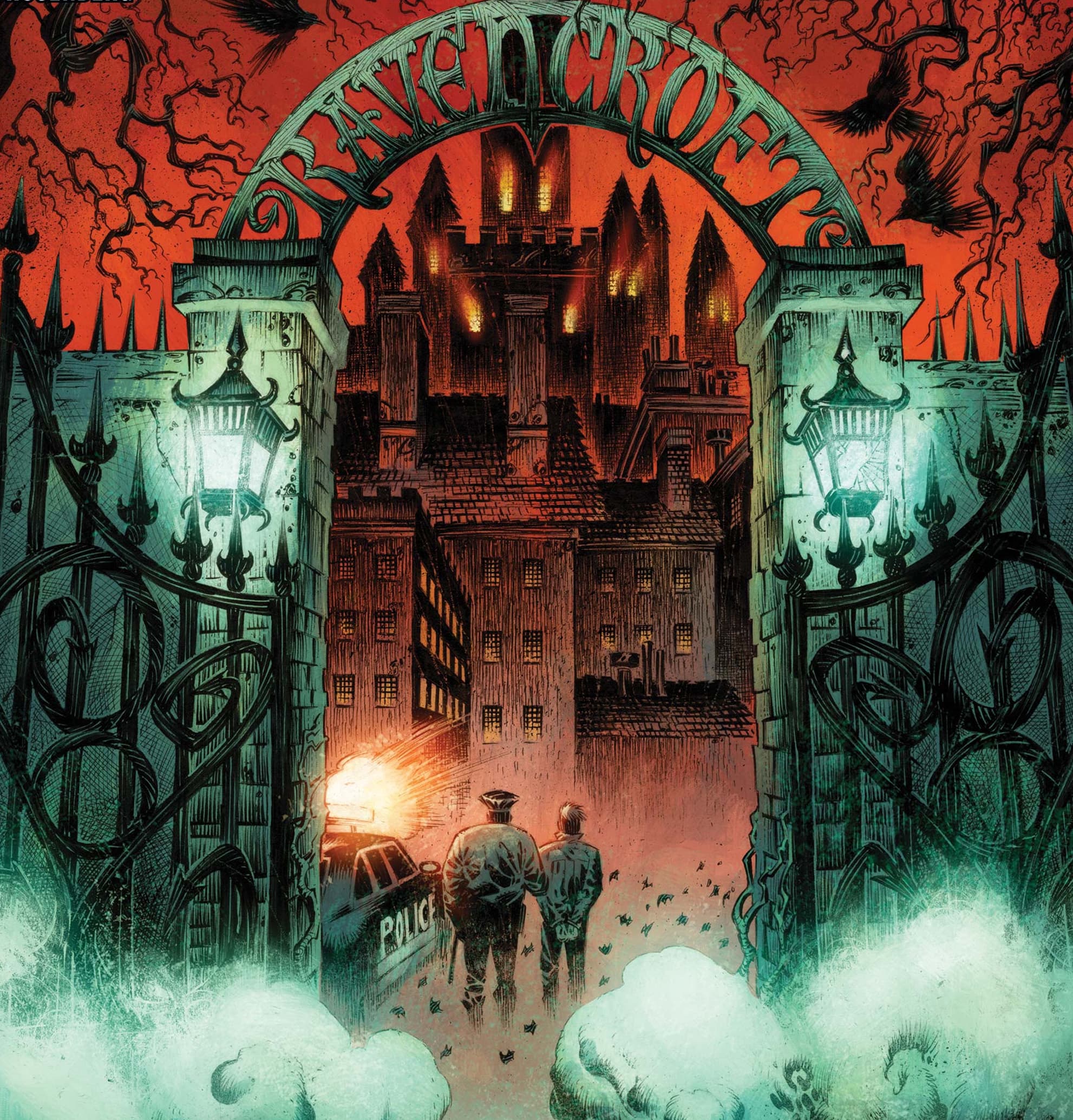 RAVENCROFT (2020) #1 cover by Kyle Hotz and Dan Brown