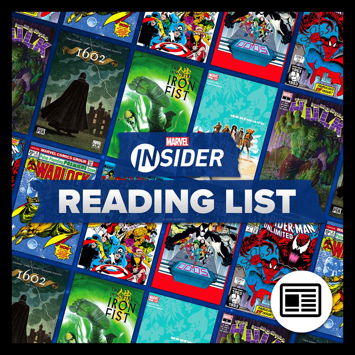MARVEL INSIDER CHOSEN READING LIST  Check out a Marvel Insider's recommendations!