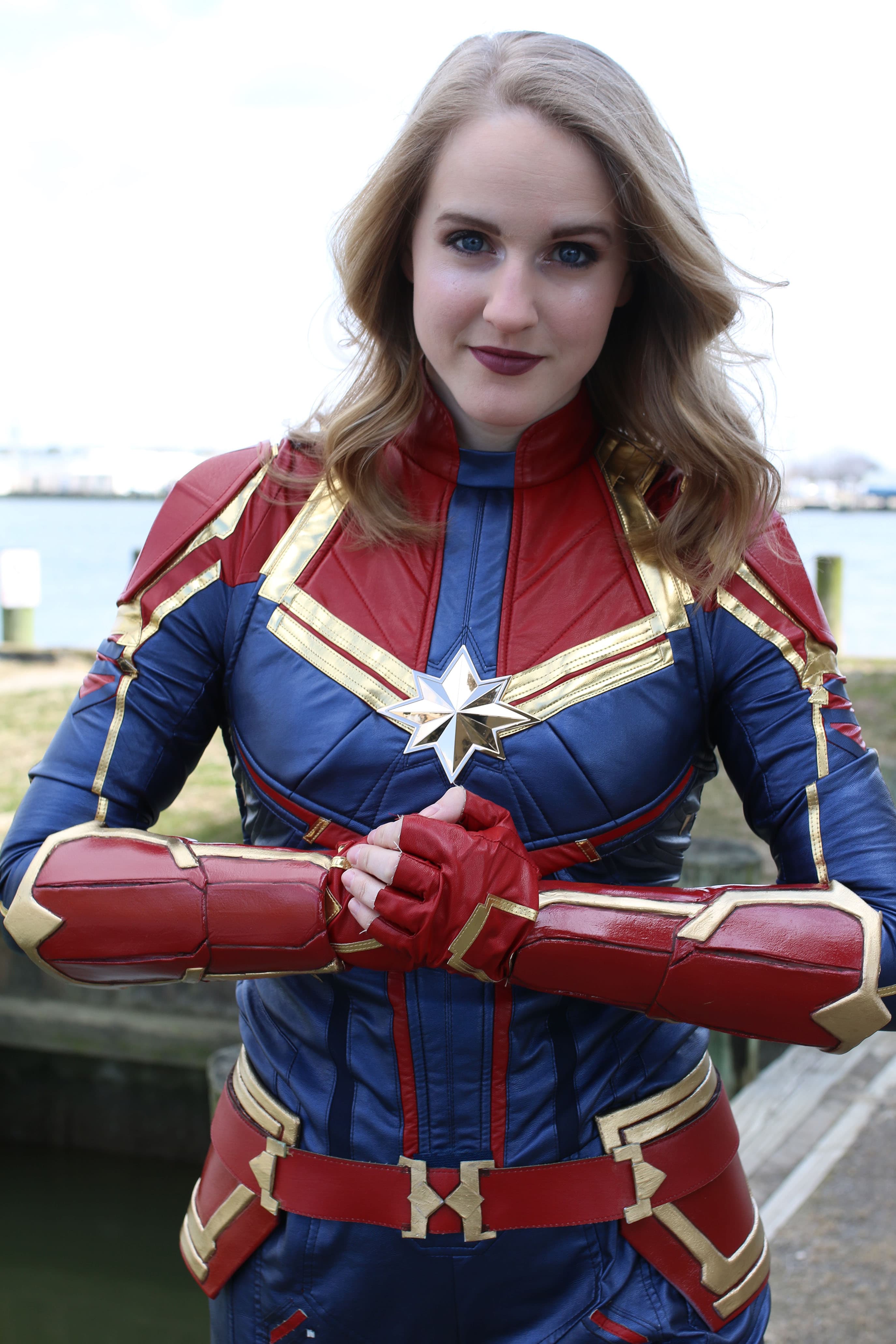 Beckster's Lab Cosplay as Captain Marvel