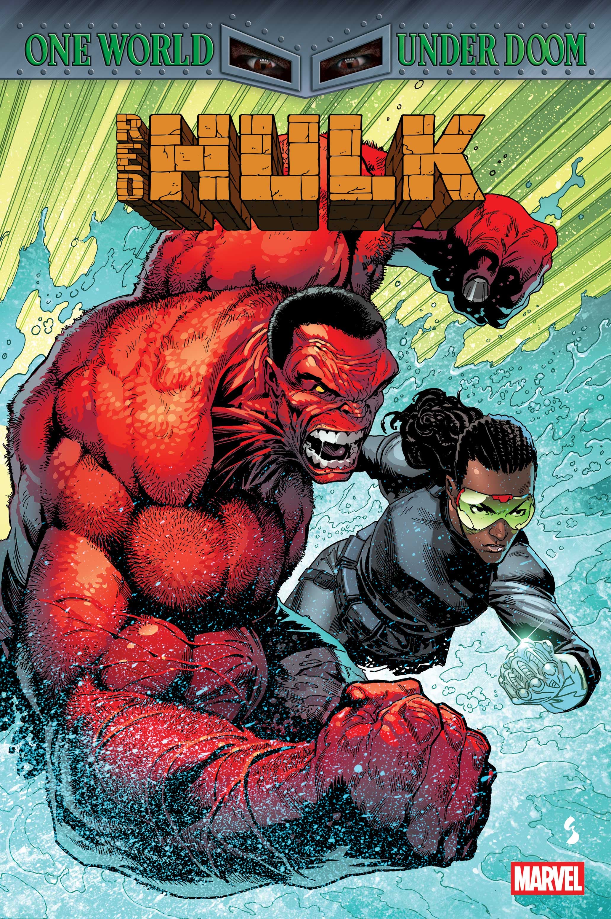 RED HULK #8 Cover by GEOFF SHAW