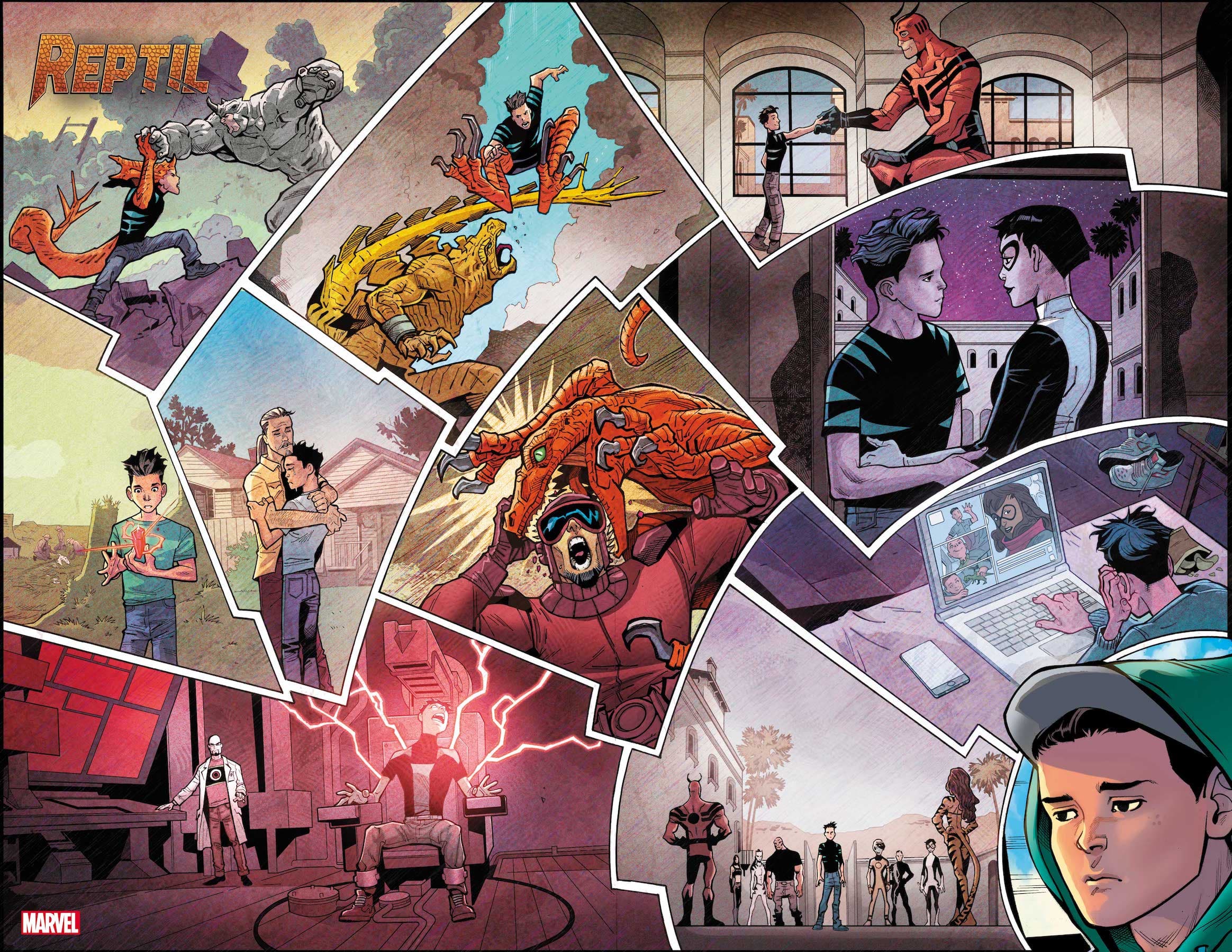 REPTIL #1 preview art