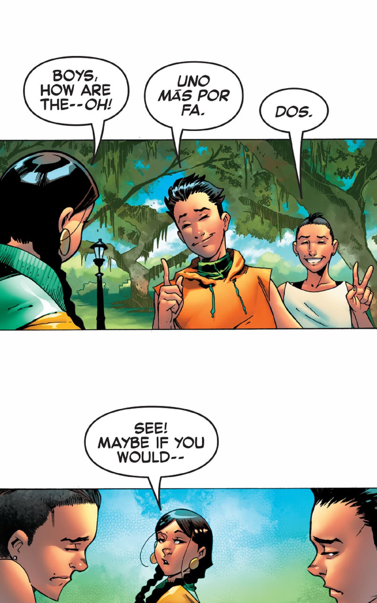 Preview panels from MARVEL’S VOICES: REPTIL INFINITY COMIC #37.