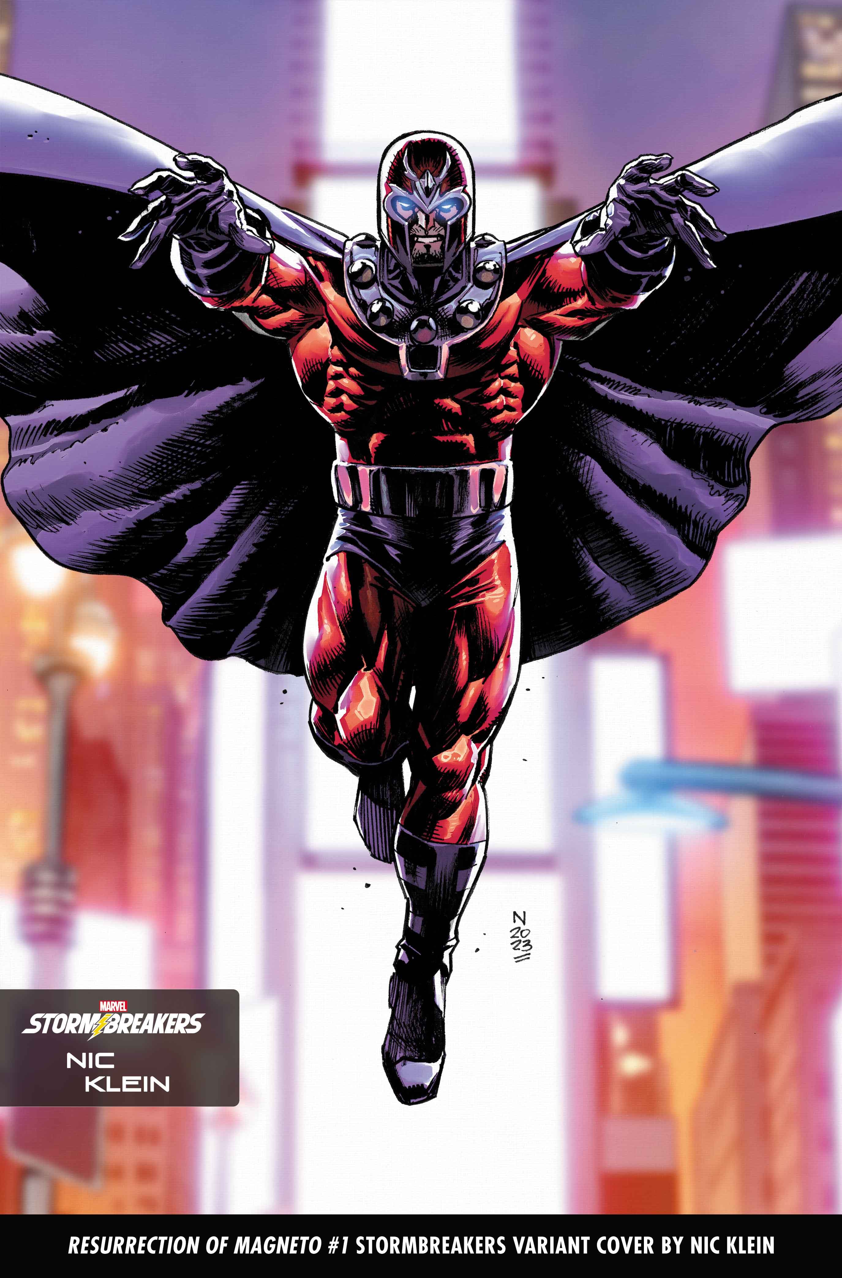 RESURRECTION OF MAGNETO #1 Stormbreakers Variant Cover by Nic Klein