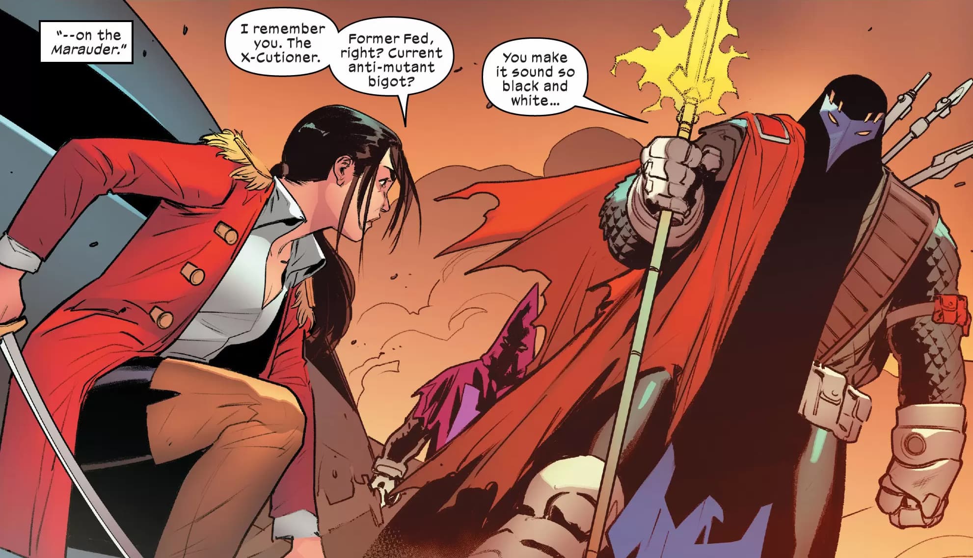 MARAUDERS (2019) #6 artwork by Matteo Lolli, Mario Del Pennino, Federico Blee and Erick Arciniega