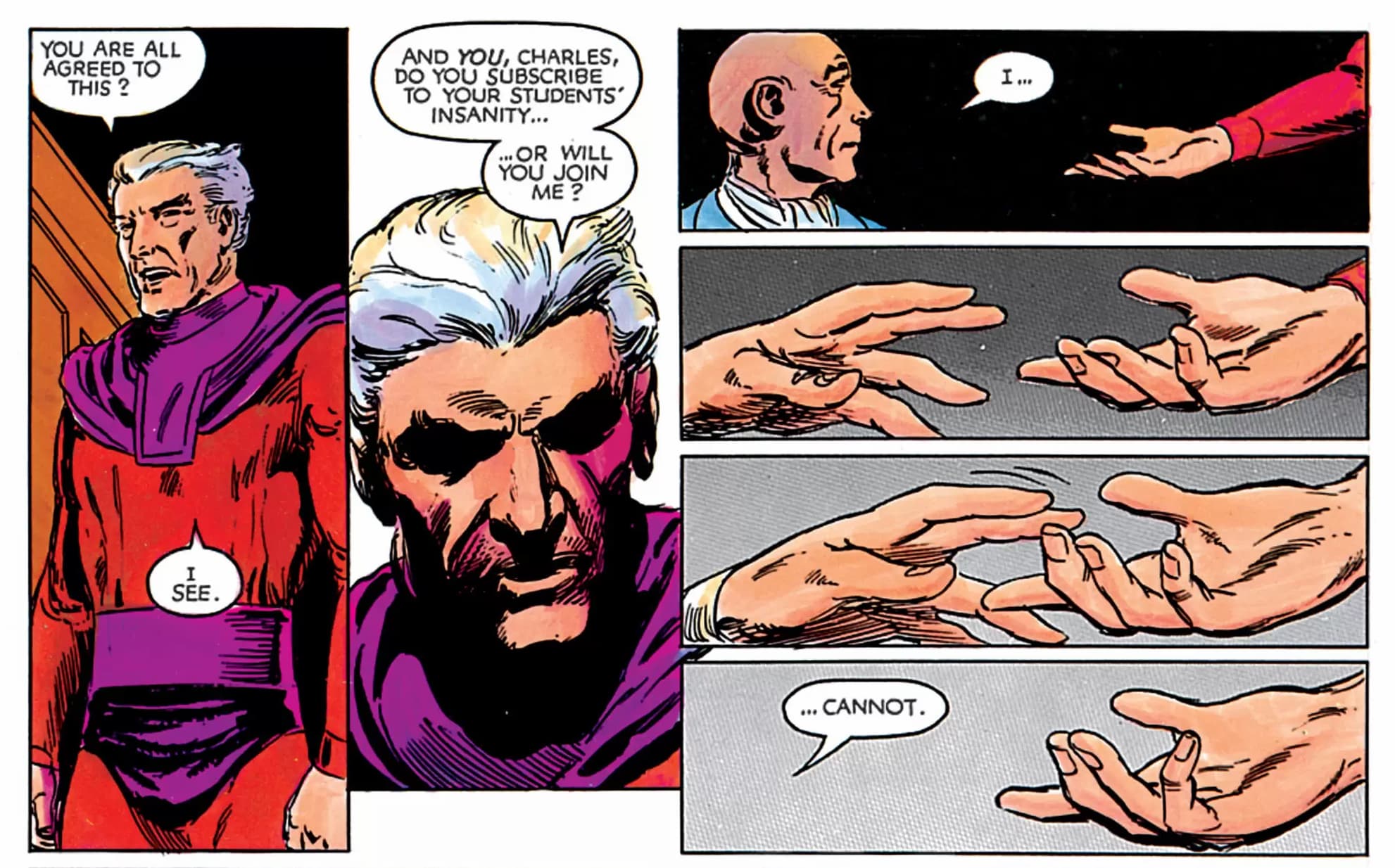 X-MEN GOD LOVES, MAN KILLS - SPECIAL EDITION (1983) #1 artwork by Brent Anderson and Steve Oliff