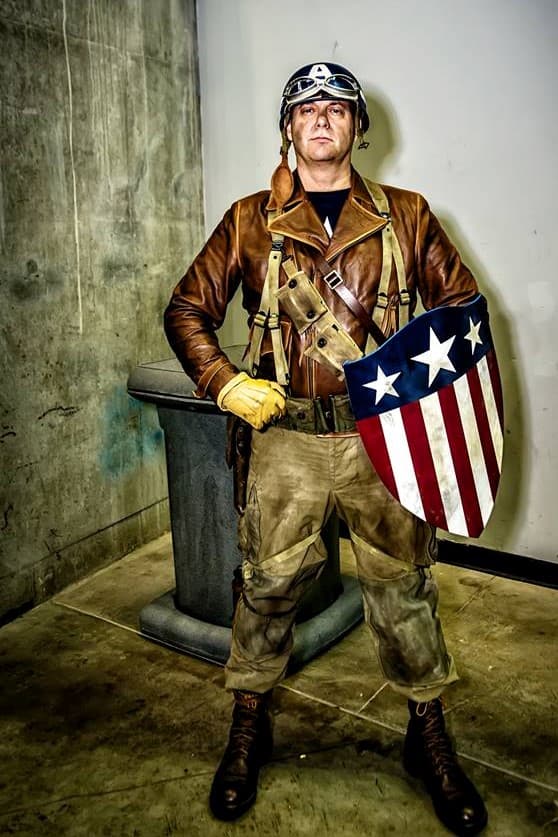Rex Adams as Captain America