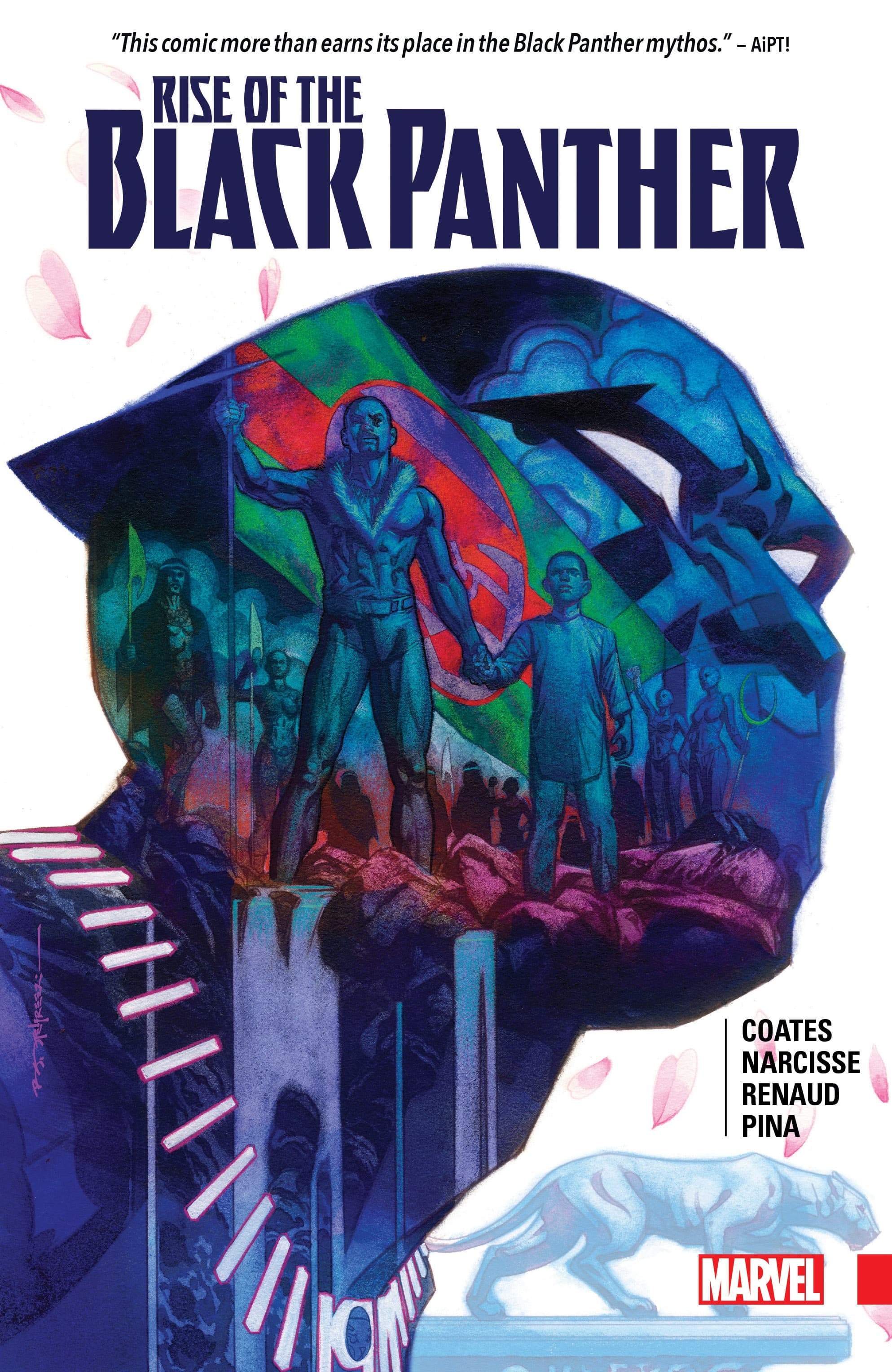Cover to RISE OF THE BLACK PANTHER.