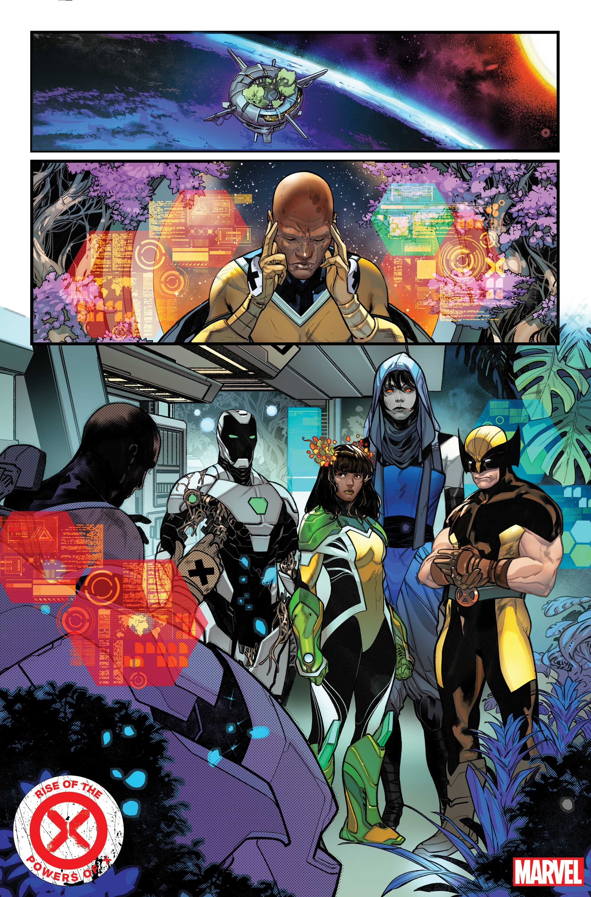 RISE OF THE POWERS OF X #1 interior artwork by R.B. Silva