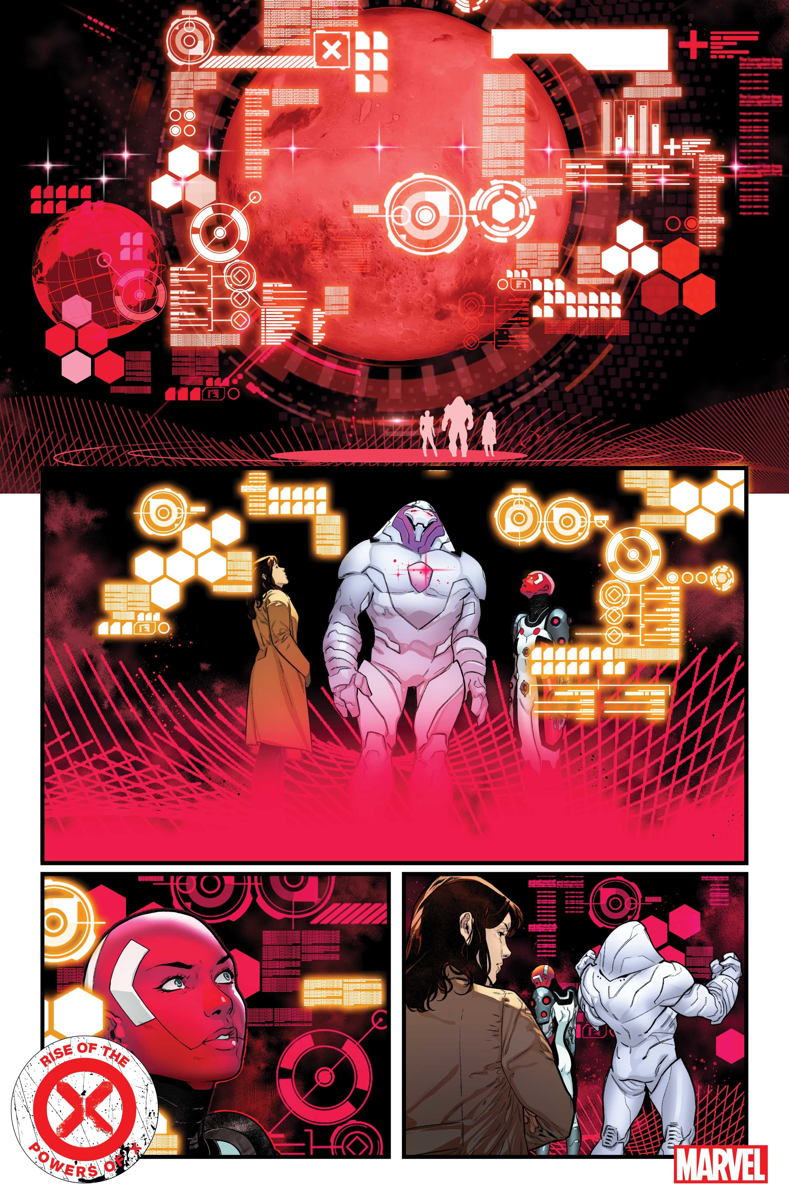 RISE OF THE POWERS OF X #1 interior artwork by R.B. Silva