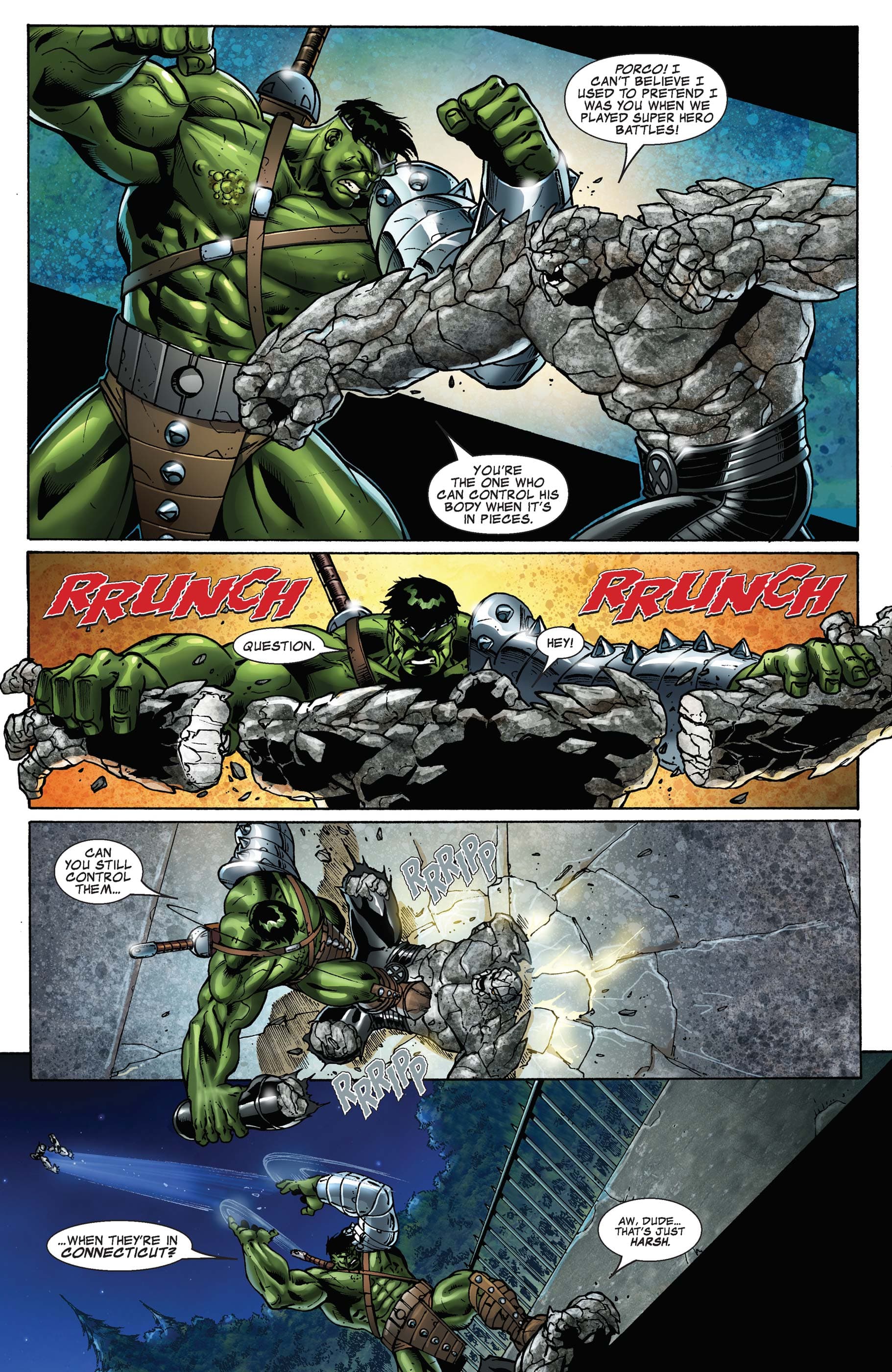 WORLD WAR HULK: X-MEN (2007) #1 Rock by Christos Gage and Andrea Di Vito