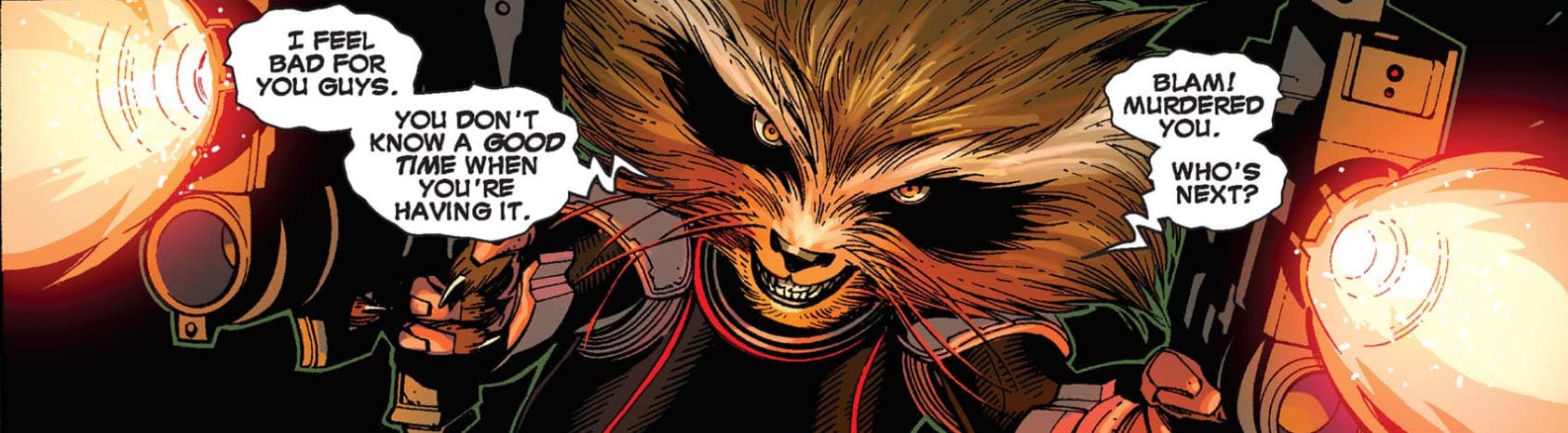 Rocket in Guardians of the Galaxy