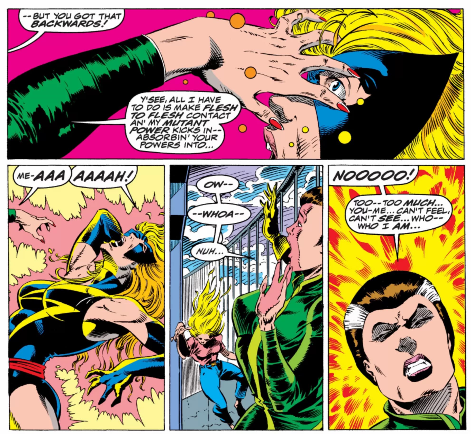 MARVEL SUPER-HEROES (1990) #11 artwork by Mike Gustovich and Heidi Goodhue