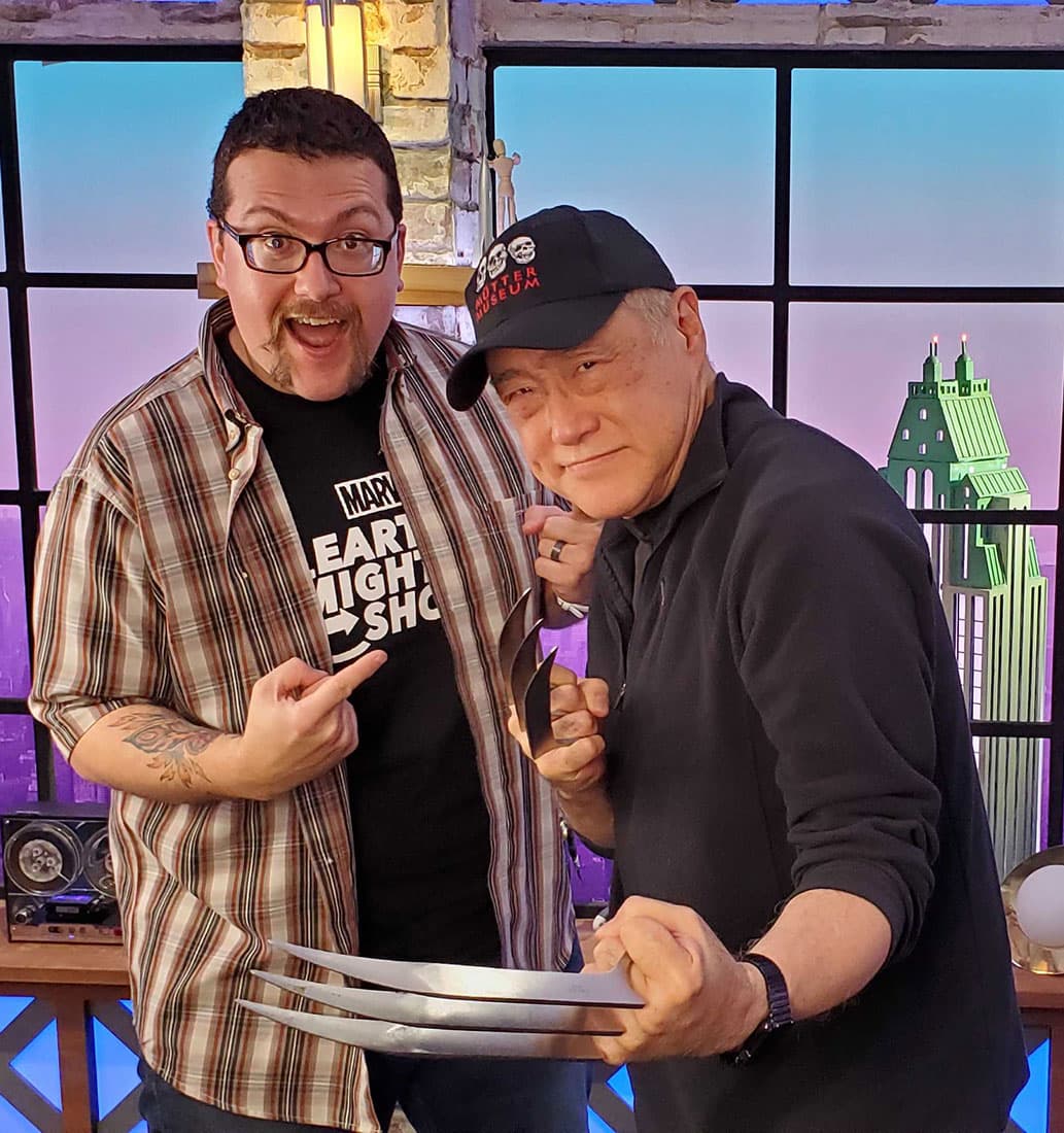 Ryan "Agent M" Penagos and Larry Hama at This Week in Marvel