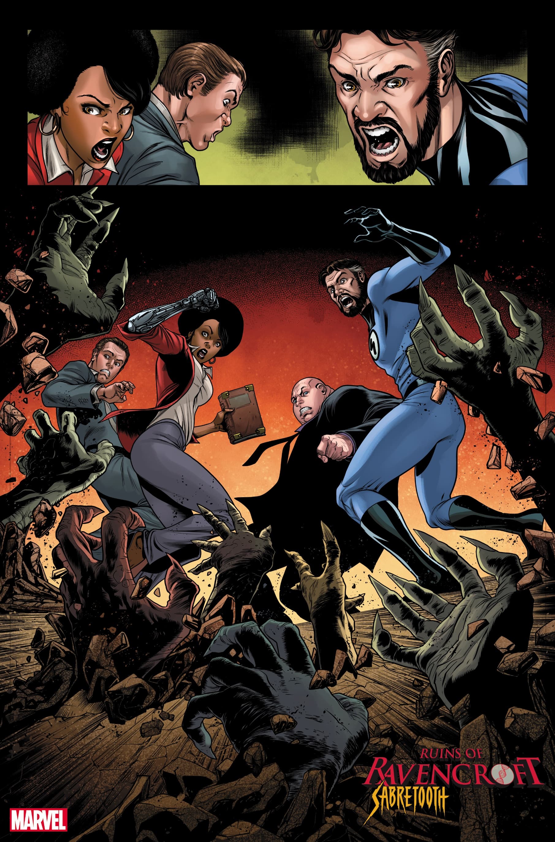 RUINS OF RAVENCROFT: SABRETOOTH #1 art by Guillermo Sanna