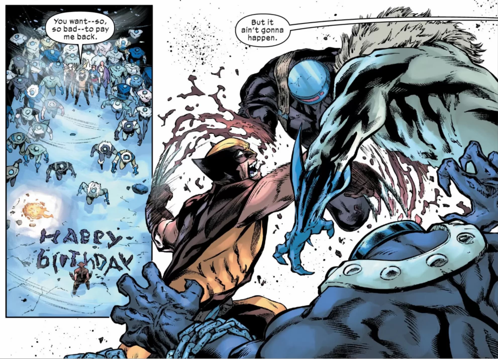 WOLVERINE (2020) #41 artwork by Cory Smith, Oren Junior, and Alex Sinclair