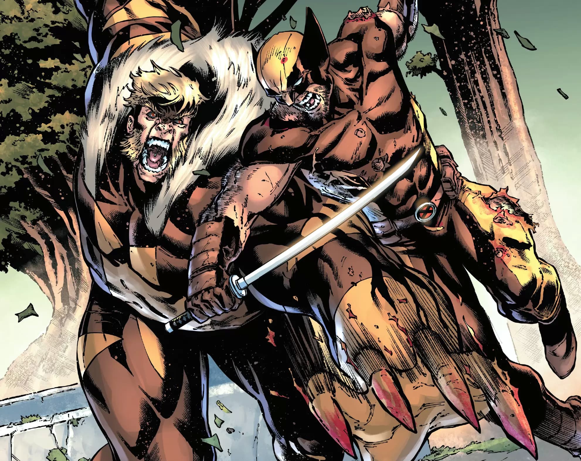 WOLVERINE (2020) #50 artwork by Geoff Shaw, Cory Smith, Oren Junior, and Alex Sinclair
