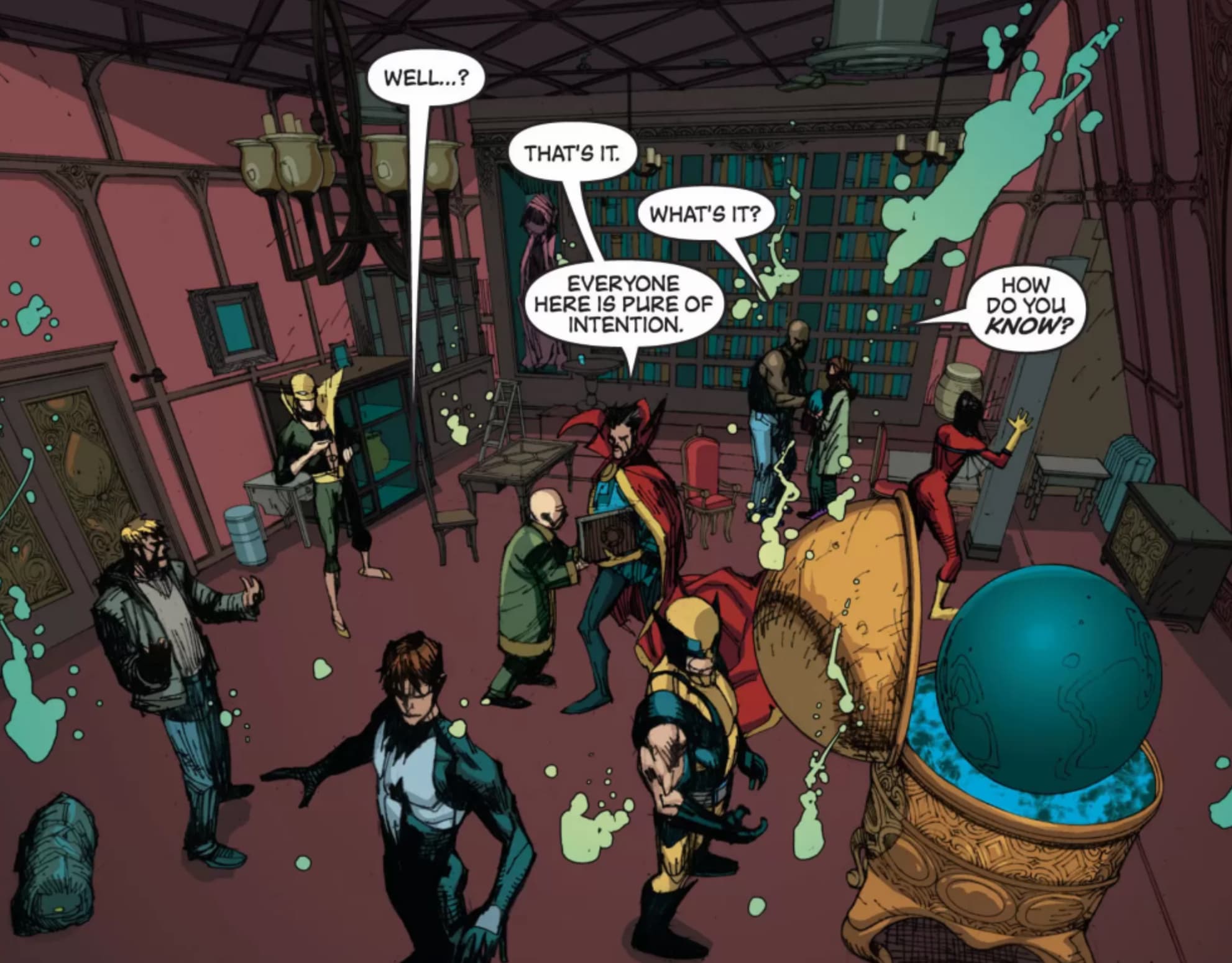 NEW AVENGERS (2004) #30 art by Leinil Francis Yu and Dave McCaig