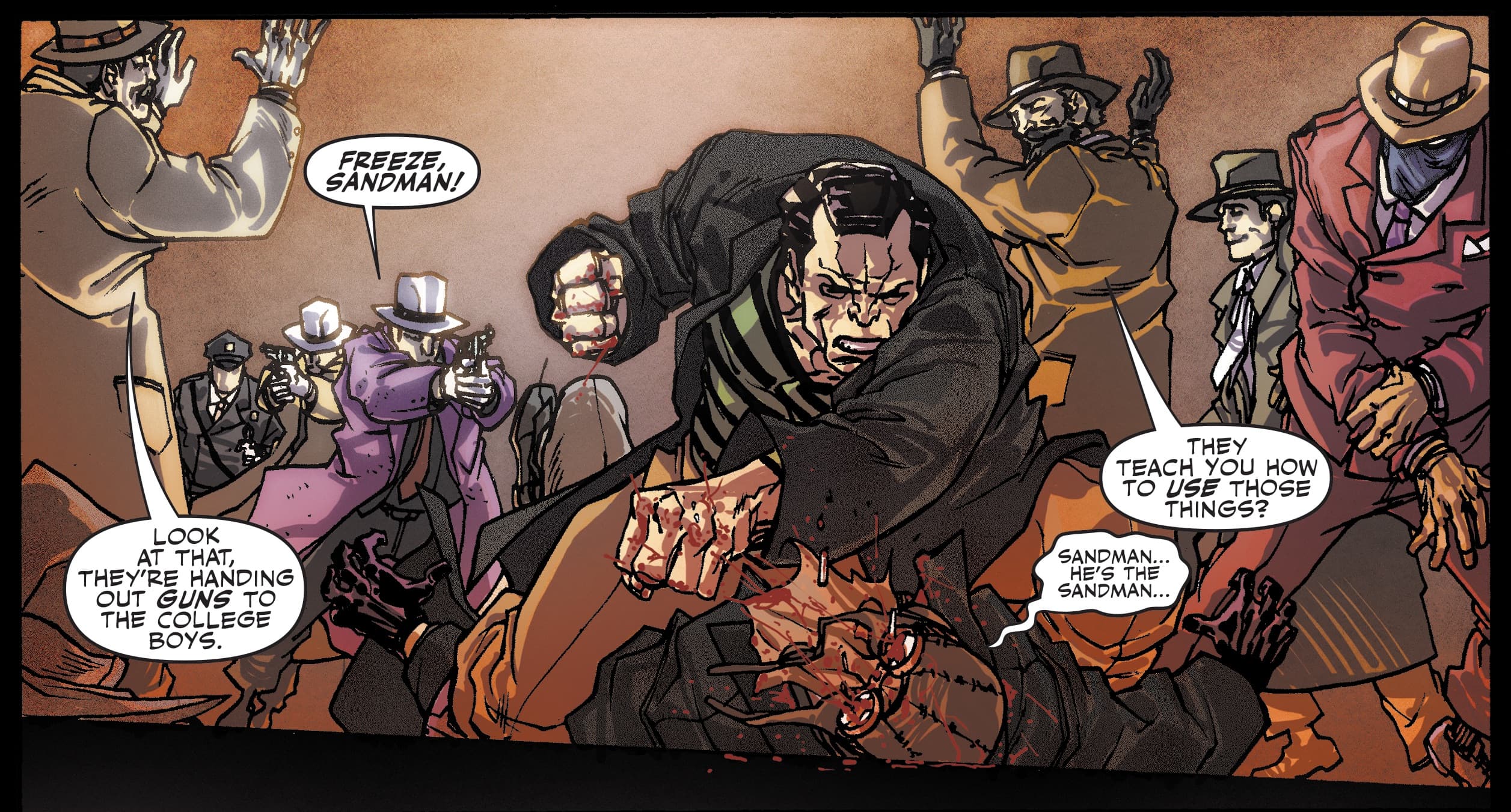 SPIDER-MAN NOIR: EYES WITHOUT A FACE (2009) #3 by David Hine, Fabrice Sapolsky, Carmine Di Giandomenico, and Patch Zircher