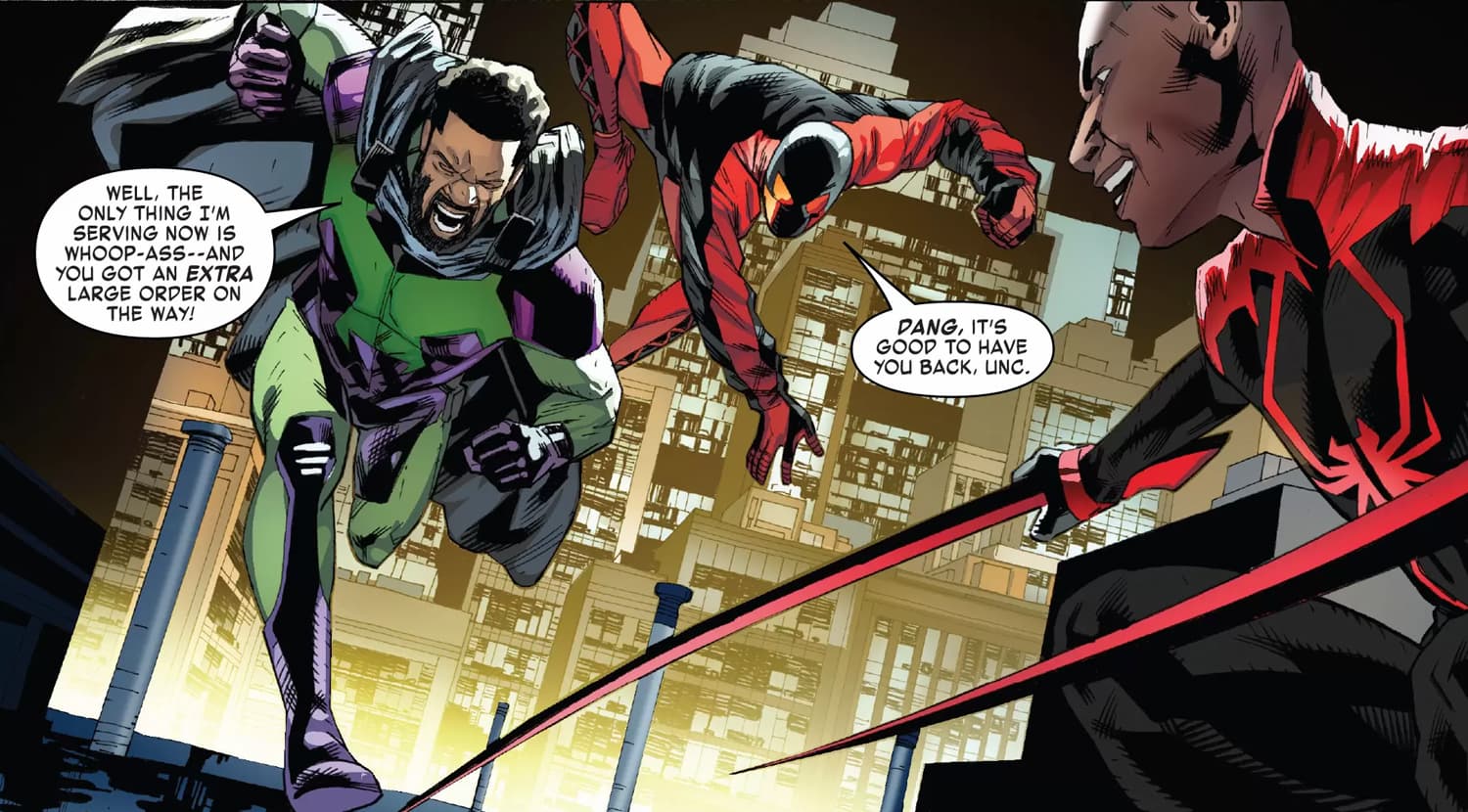 MILES MORALES: SPIDER-MAN (2018) #41 artwork by Christopher Allen and David Curiel