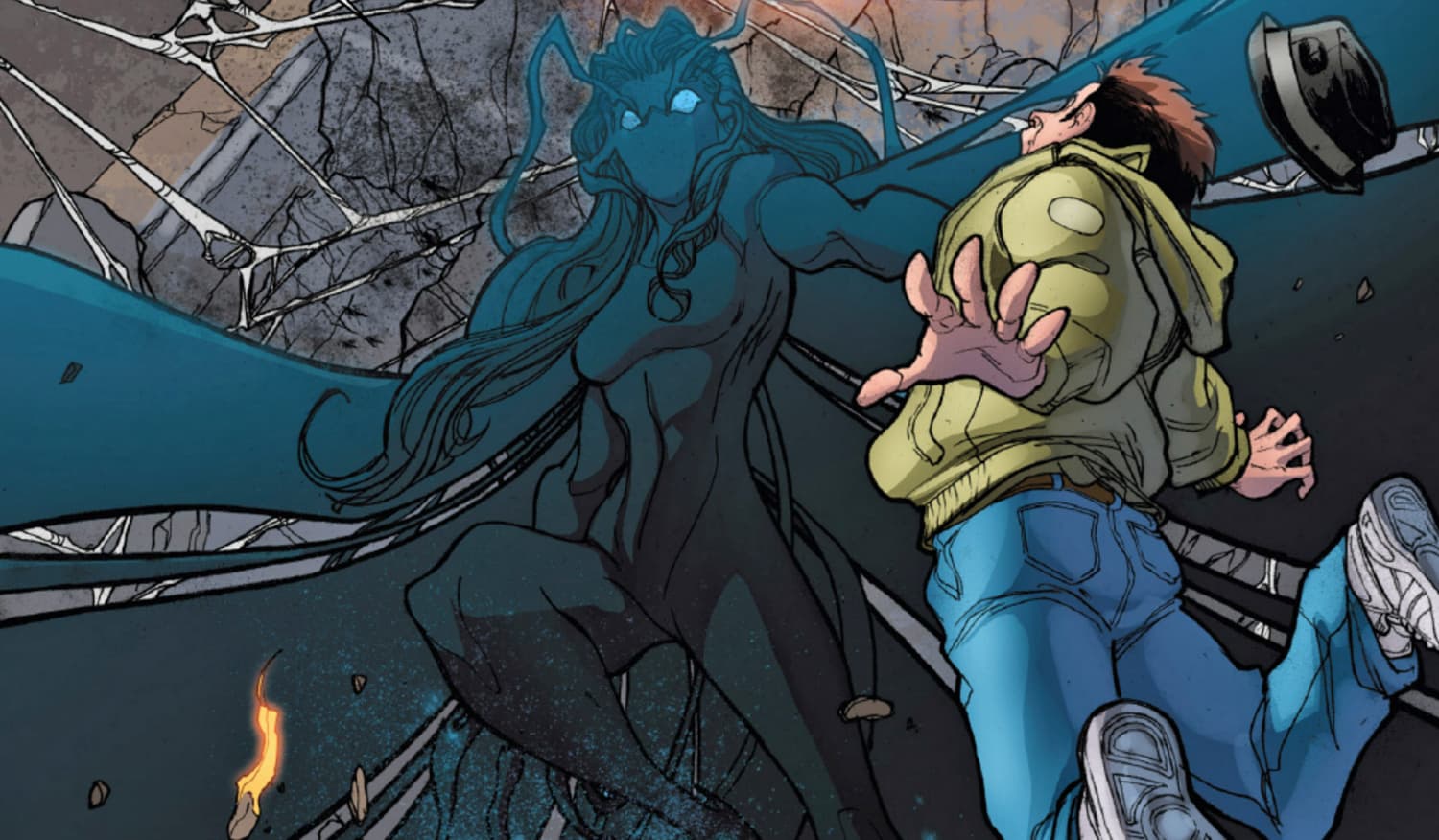SCARLET SPIDER (2011) #25 panel by David Baldeón and Chris Sotomayor