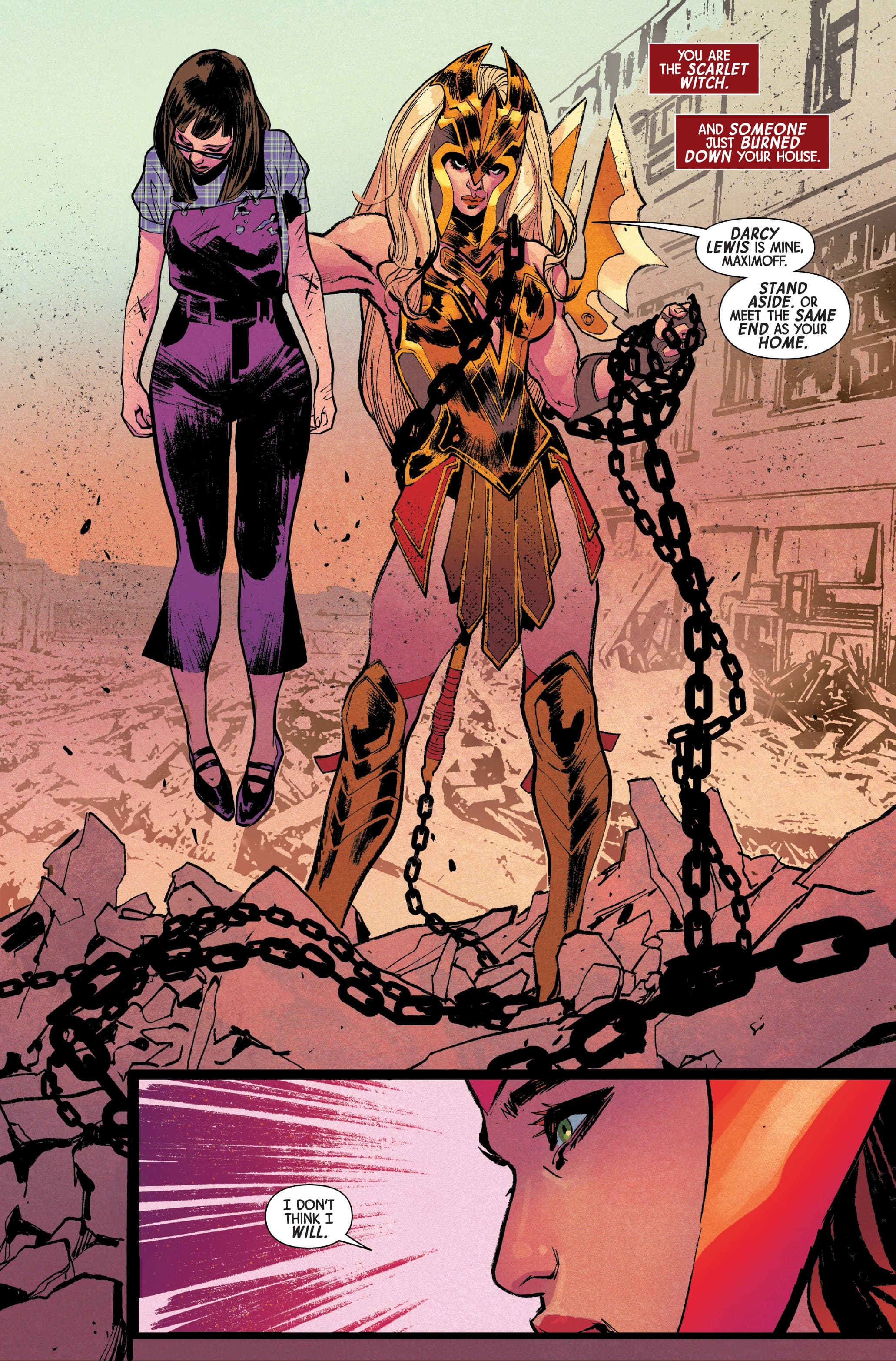 SCARLET WITCH (2023) #4 page by Steve Orlando and Sara Pichelli