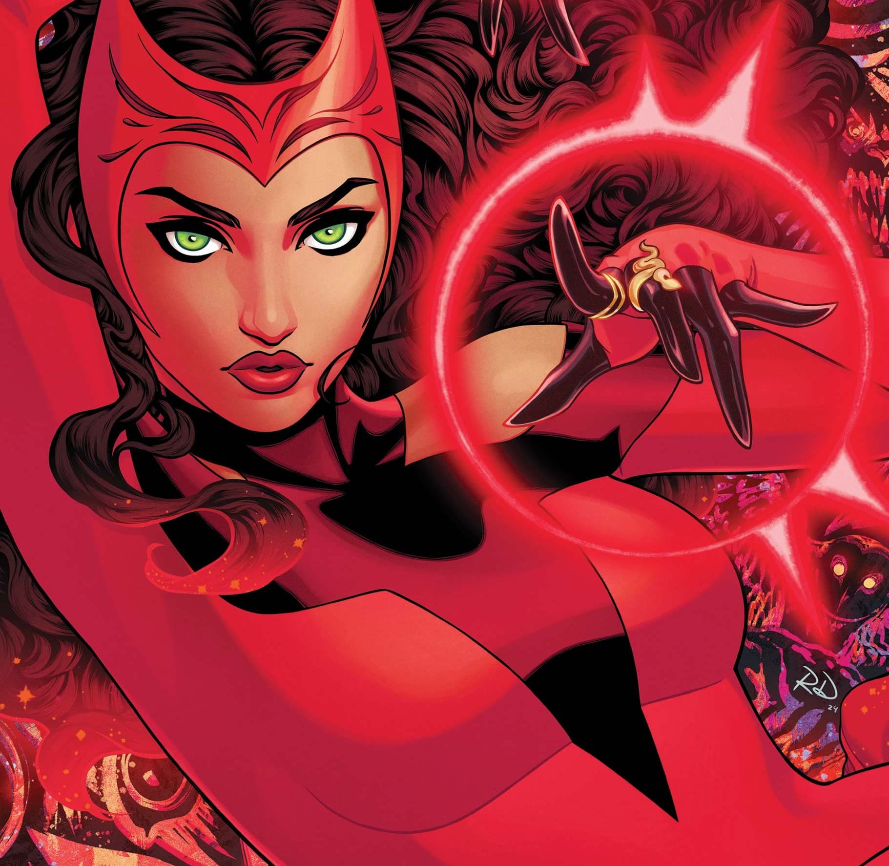 SCARLET WITCH (2024) #1 cover by Russell Dauterman