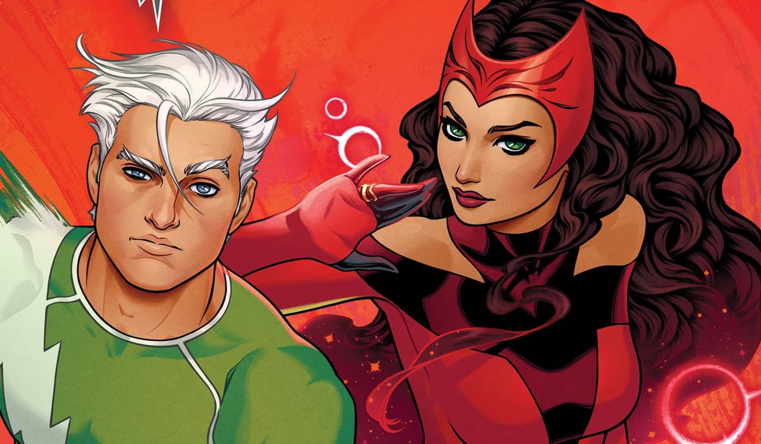 SCARLET WITCH & QUICKSILVER #1 cover by Russell Dauterman