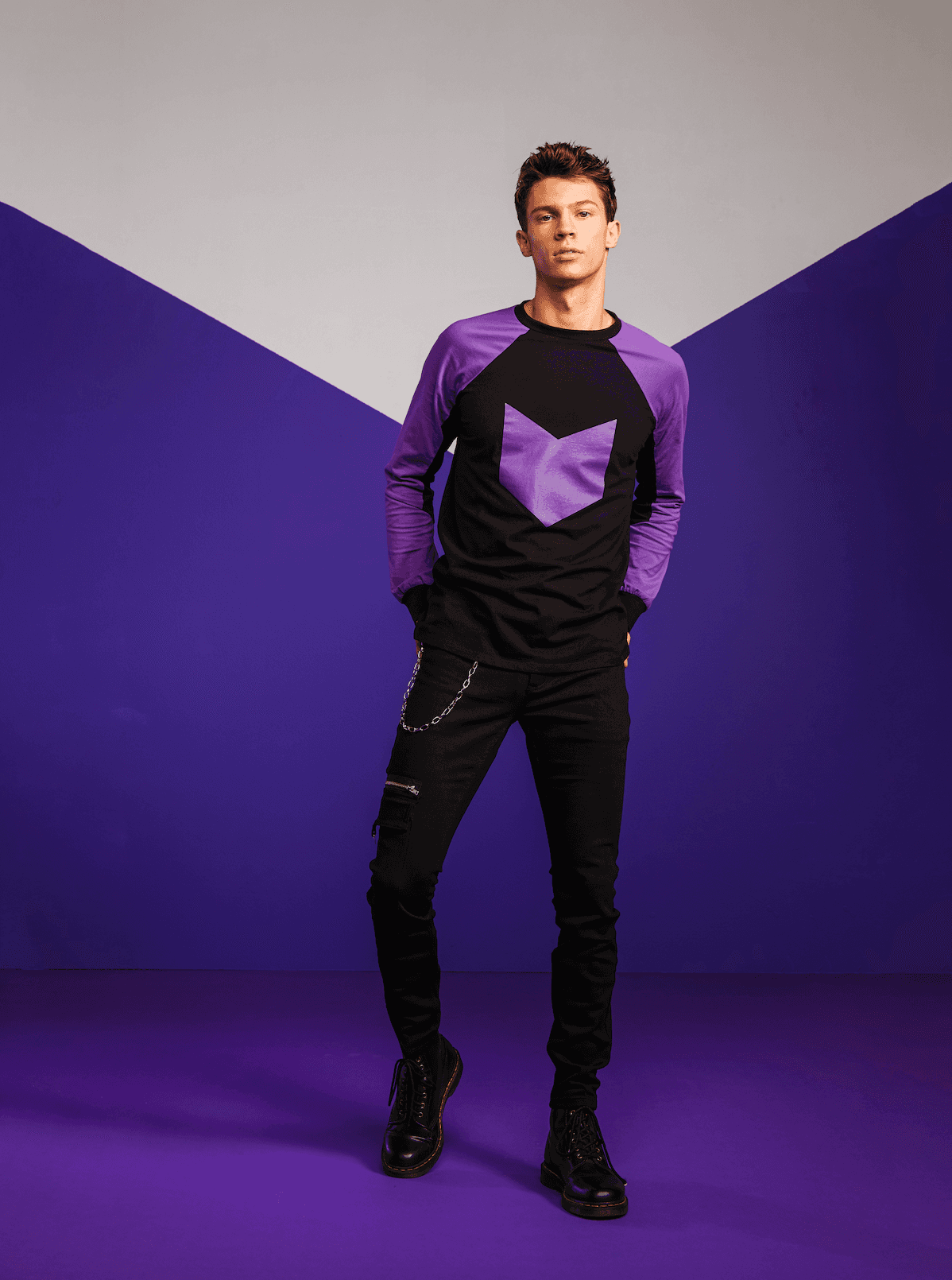 Hawkeye Costume Long Sleeve Shirt