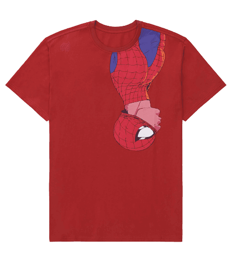Spider-Man Hanging Together t-shirt / shop it <a href=https://www.boxlunch.com/product/marvel-spider-man-hanging-together-t-shirt---boxlunch-exclusive/16272311.html>here</a>