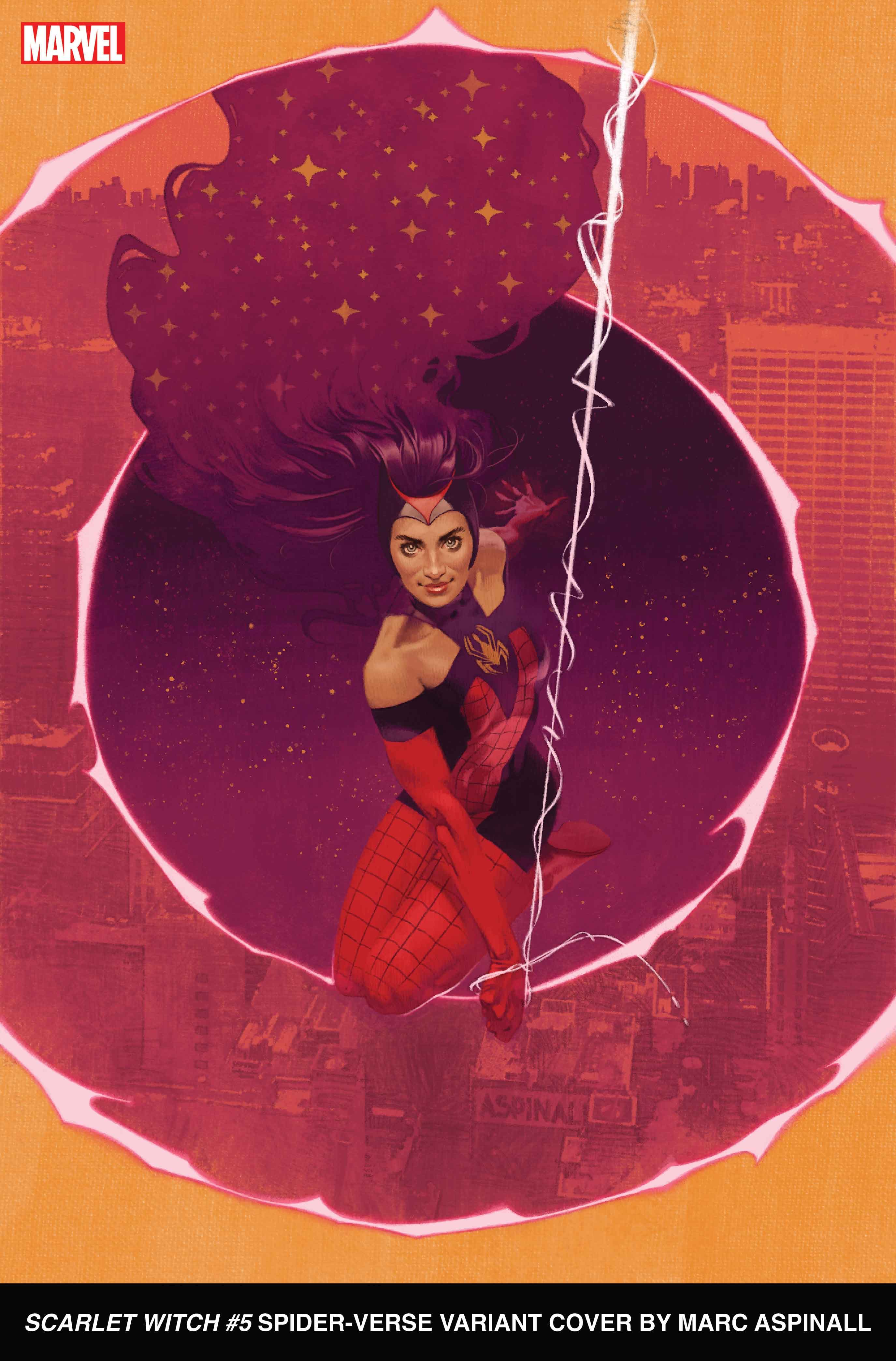 SCARLET WITCH #5 Spider-Verse Variant Cover by Marc Aspinall