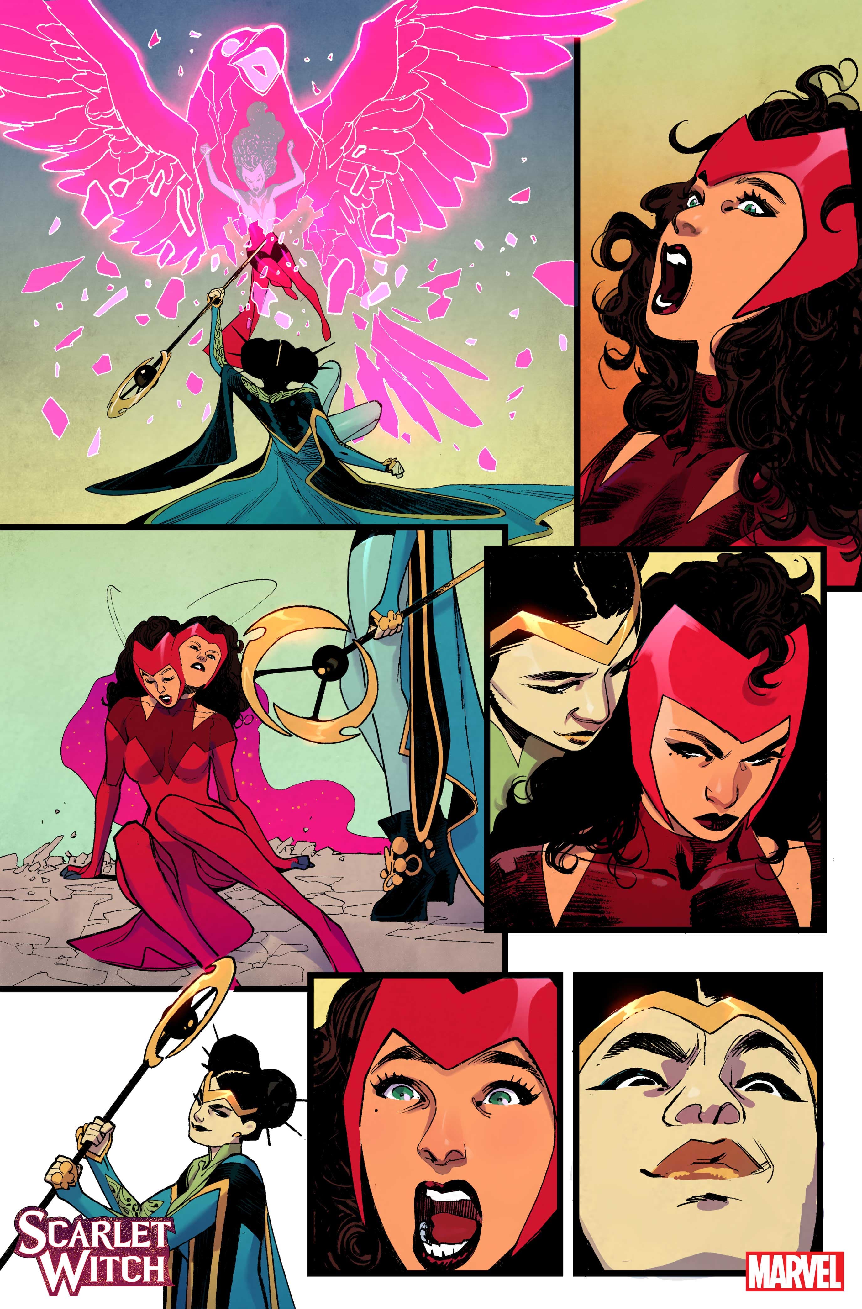 SCARLET WITCH #10 interior artwork by Sara Pichelli