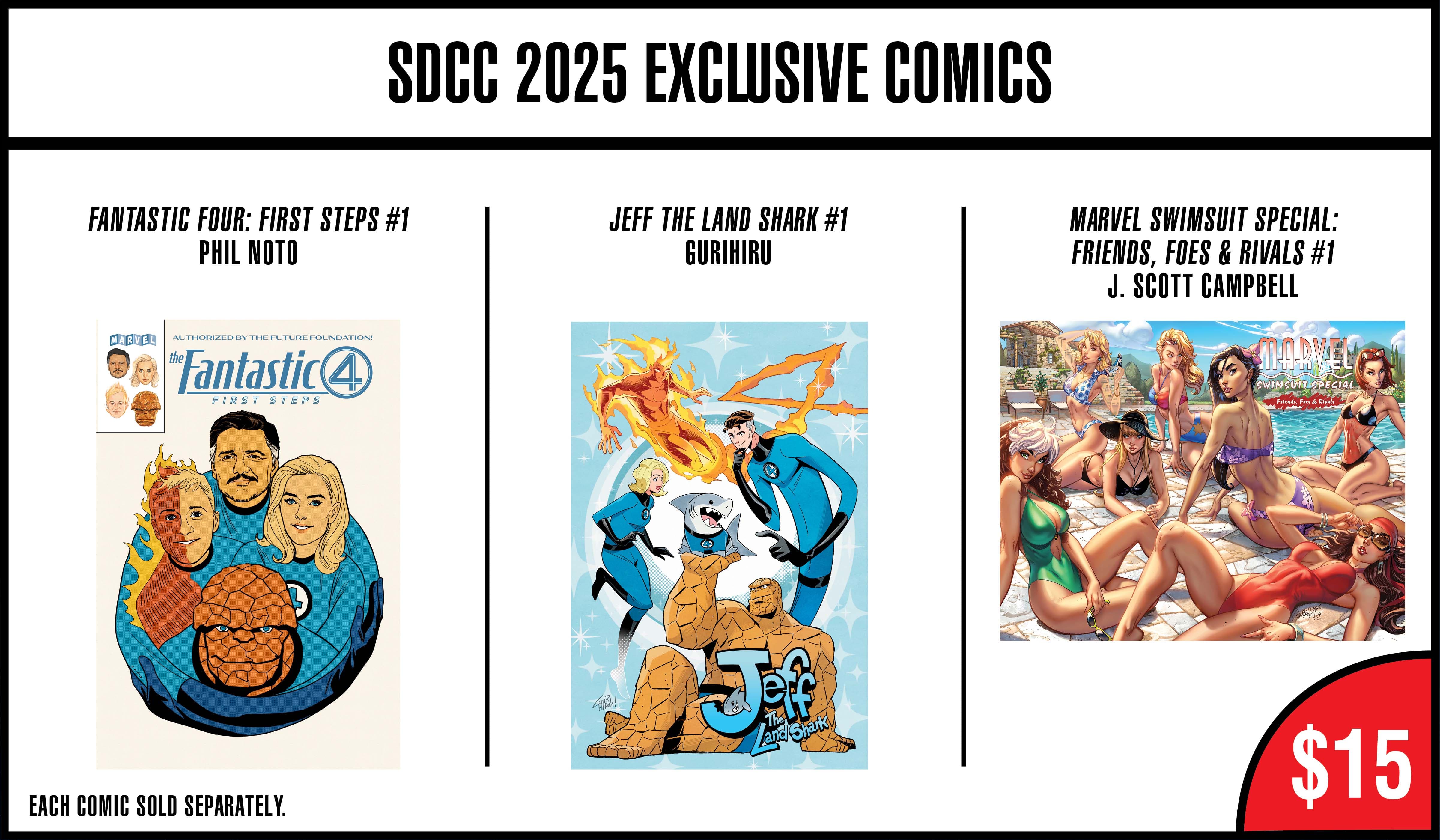 San Diego Comic-Con 2025 SDCC 2025 Exclusive Comics
