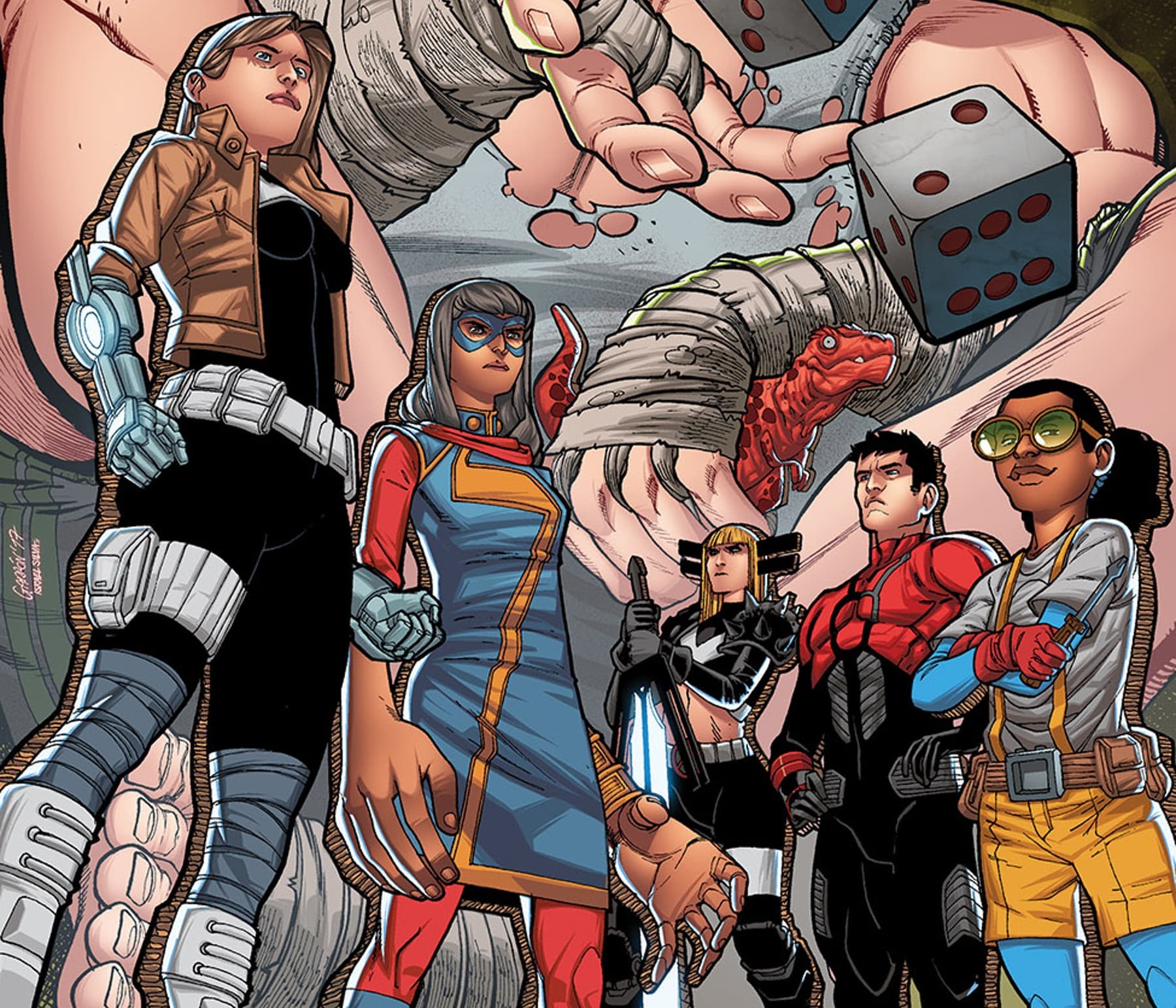 SECRET WARRIORS (2017) #12 cover by Javier Garrón