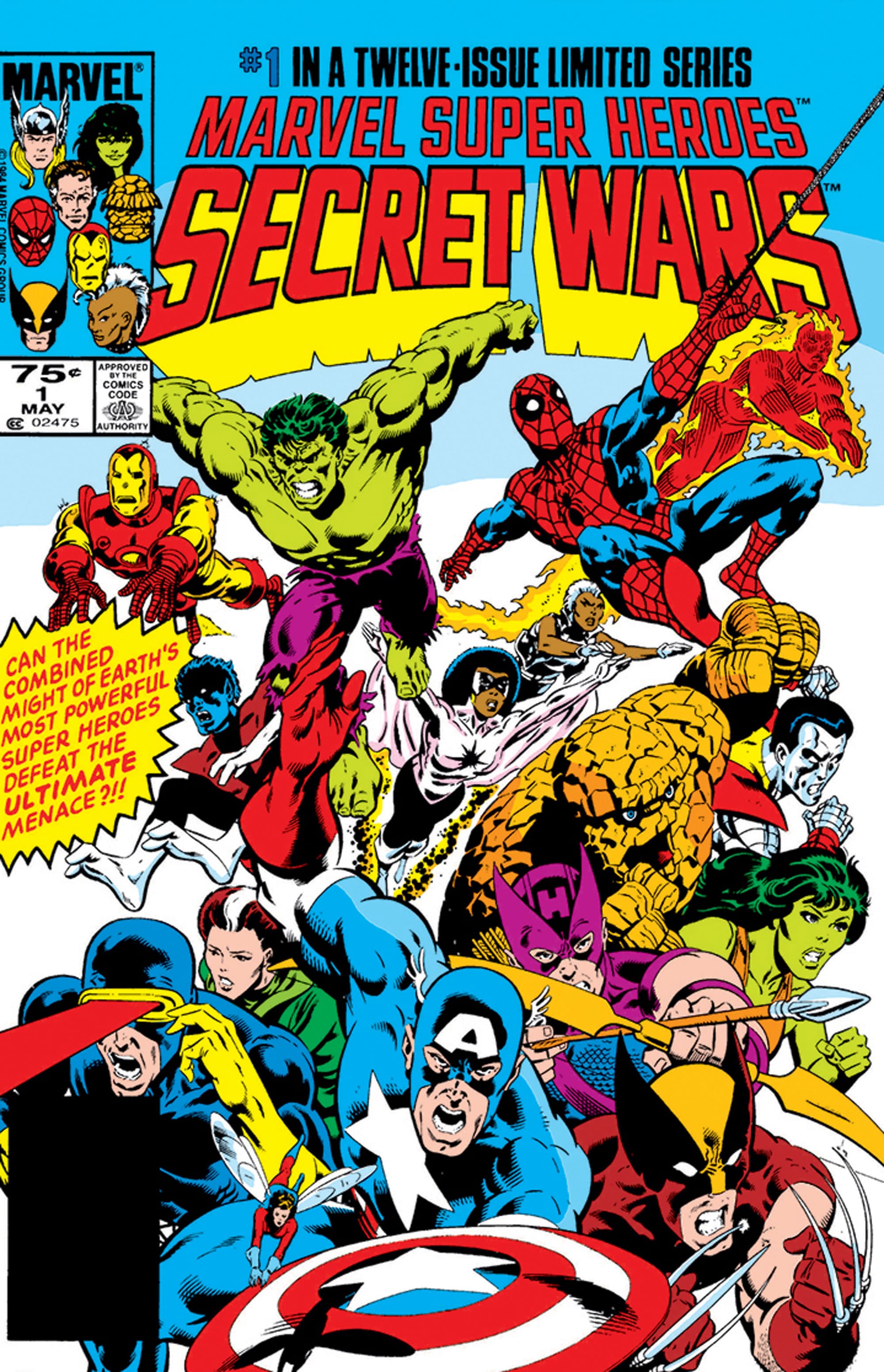 SECRET WARS (1984) #1, cover by Mike Zeck