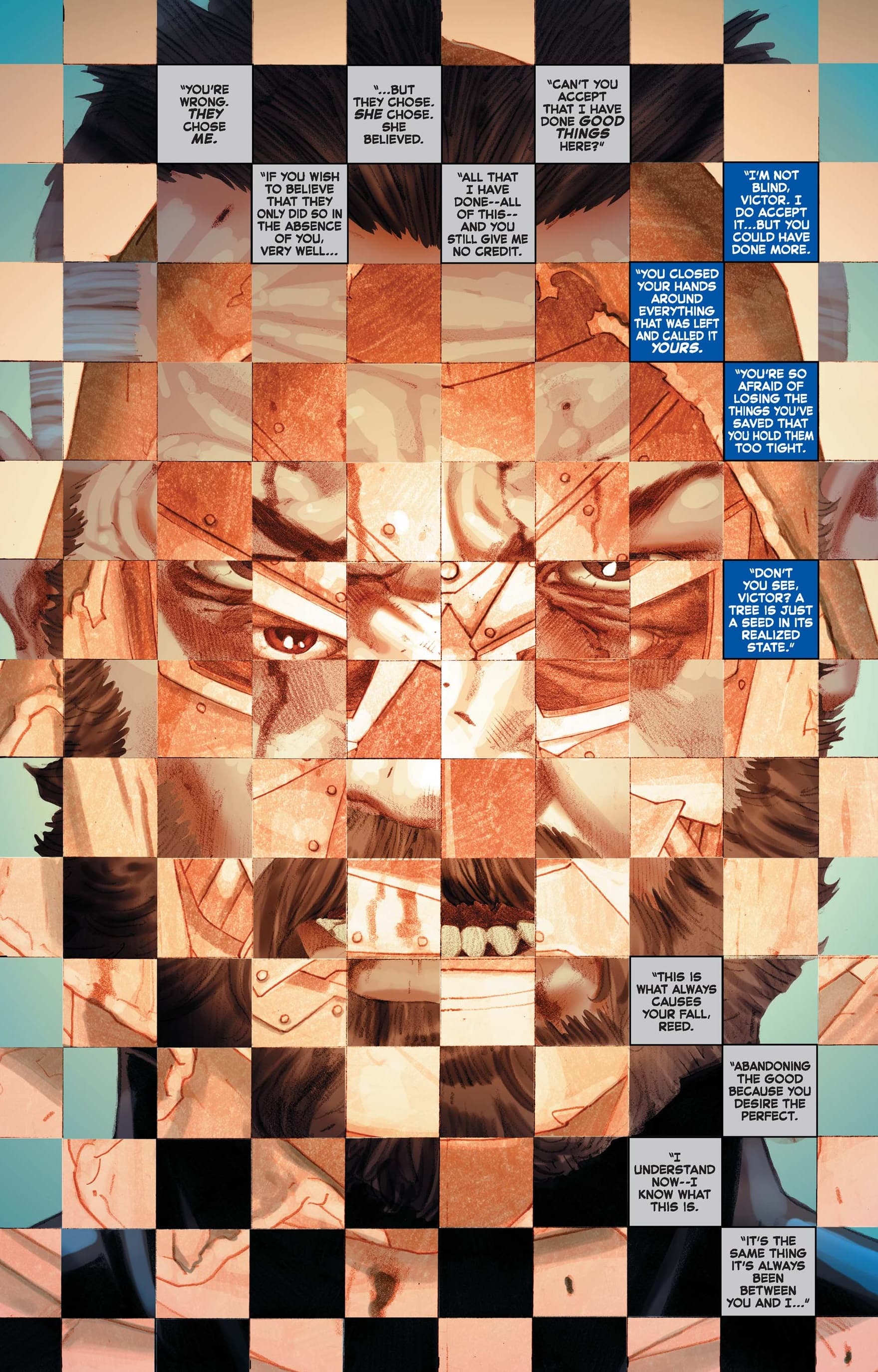 A battle of Mulitversal will in SECRET WARS (2015) #9.