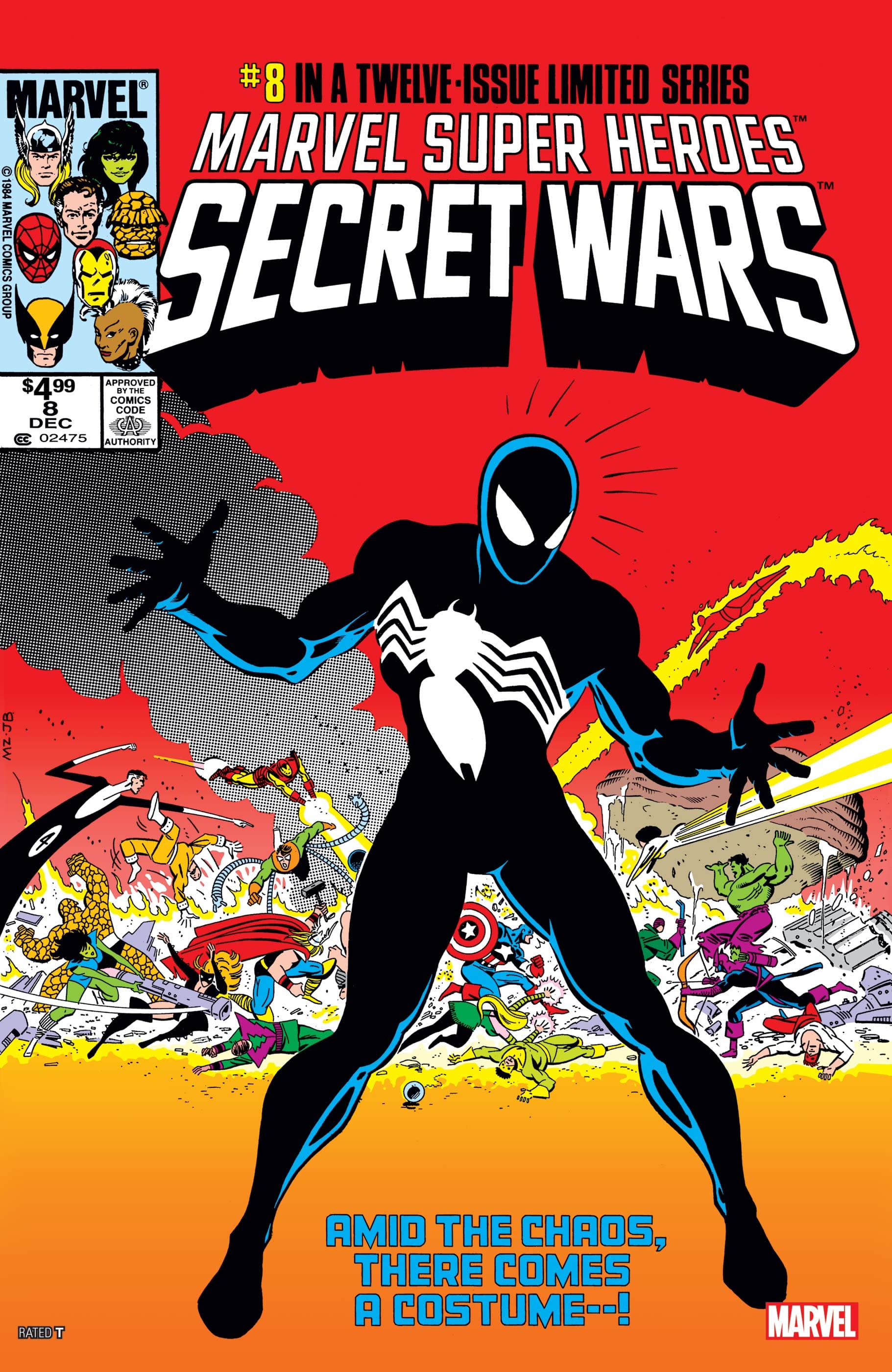 SECRET WARS (1984) #8, cover by Mike Zeck