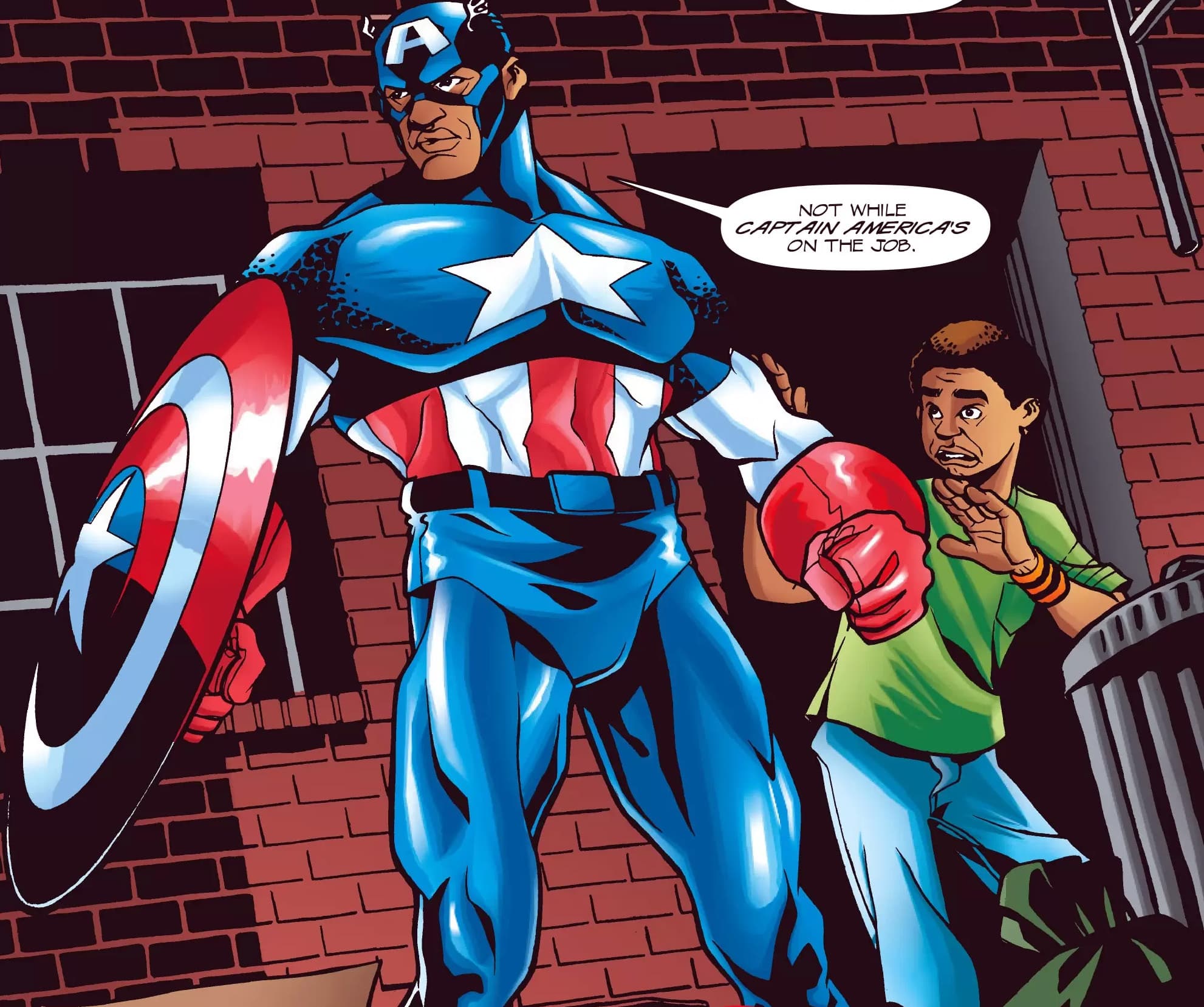 CAPTAIN AMERICA: SENTINEL OF LIBERTY (1998) #8 artwork by Cully Hamner, Scott Elmer, and Matt Hicks