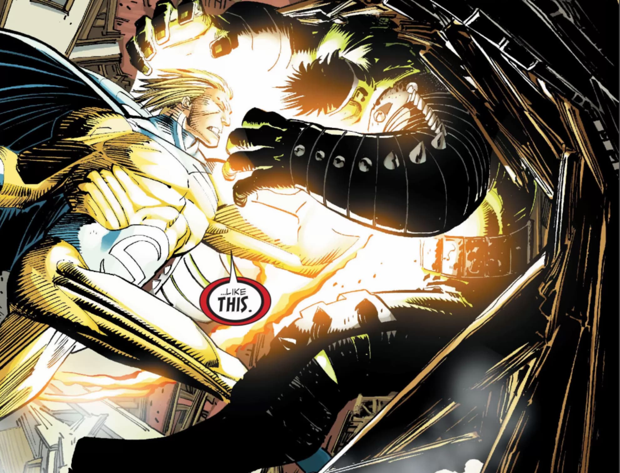 WORLD WAR HULK (2007) #5 artwork by John Romita Jr., Klaus Janson, and Christina Strain