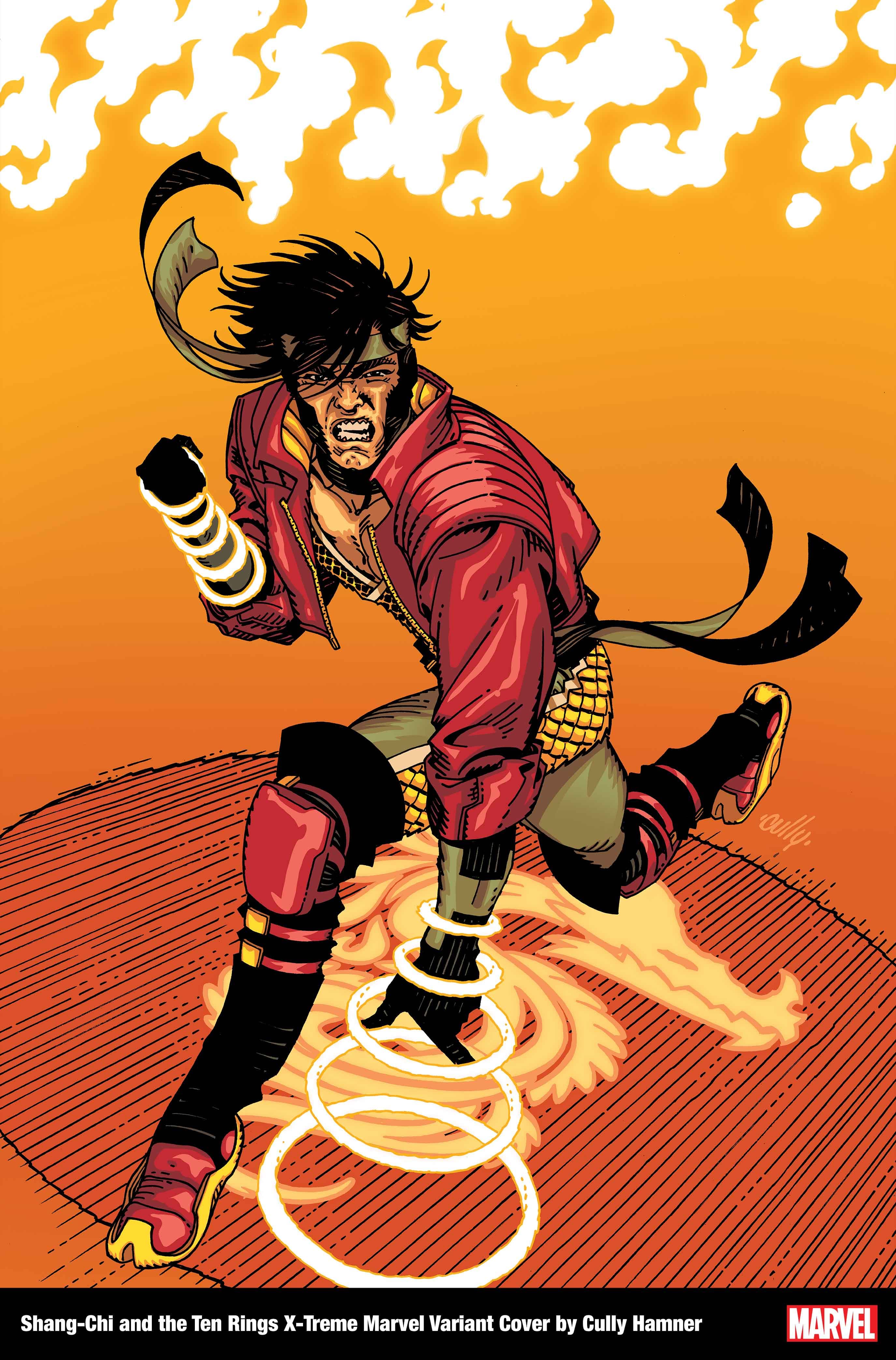 SHANG-CHI AND THE TEN RINGS X-TREME MARVEL VARIANT COVER by CULLY HAMNER