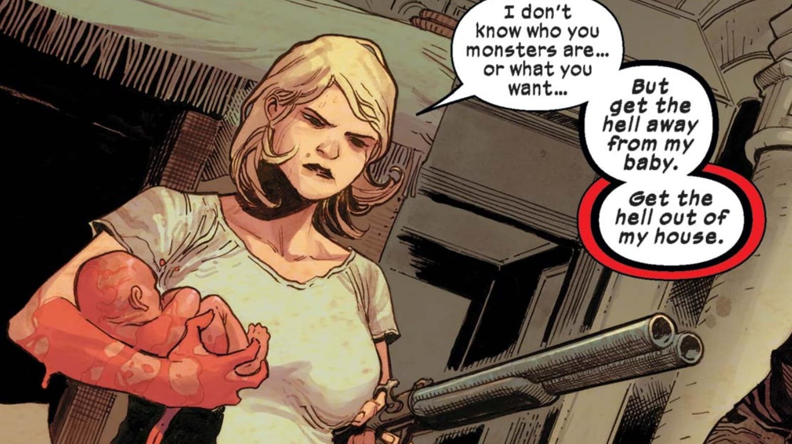 X LIVES OF WOLVERINE #1 panel by Benjamin Percy and Joshua Cassara