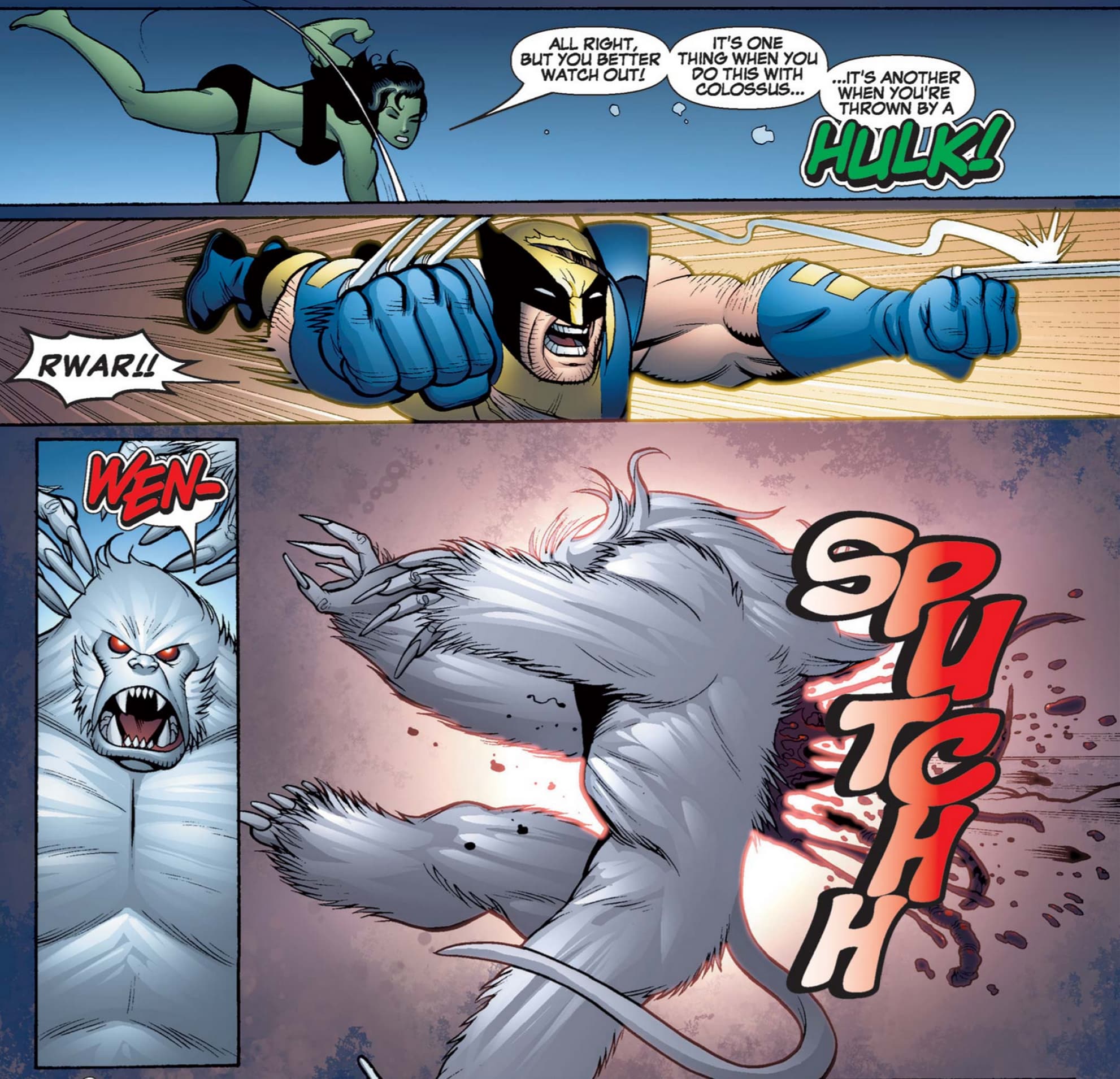 SHE-HULK (2005) #16 artwork by Rick Burchett, Cliff Rathburn, and Dave Kemp