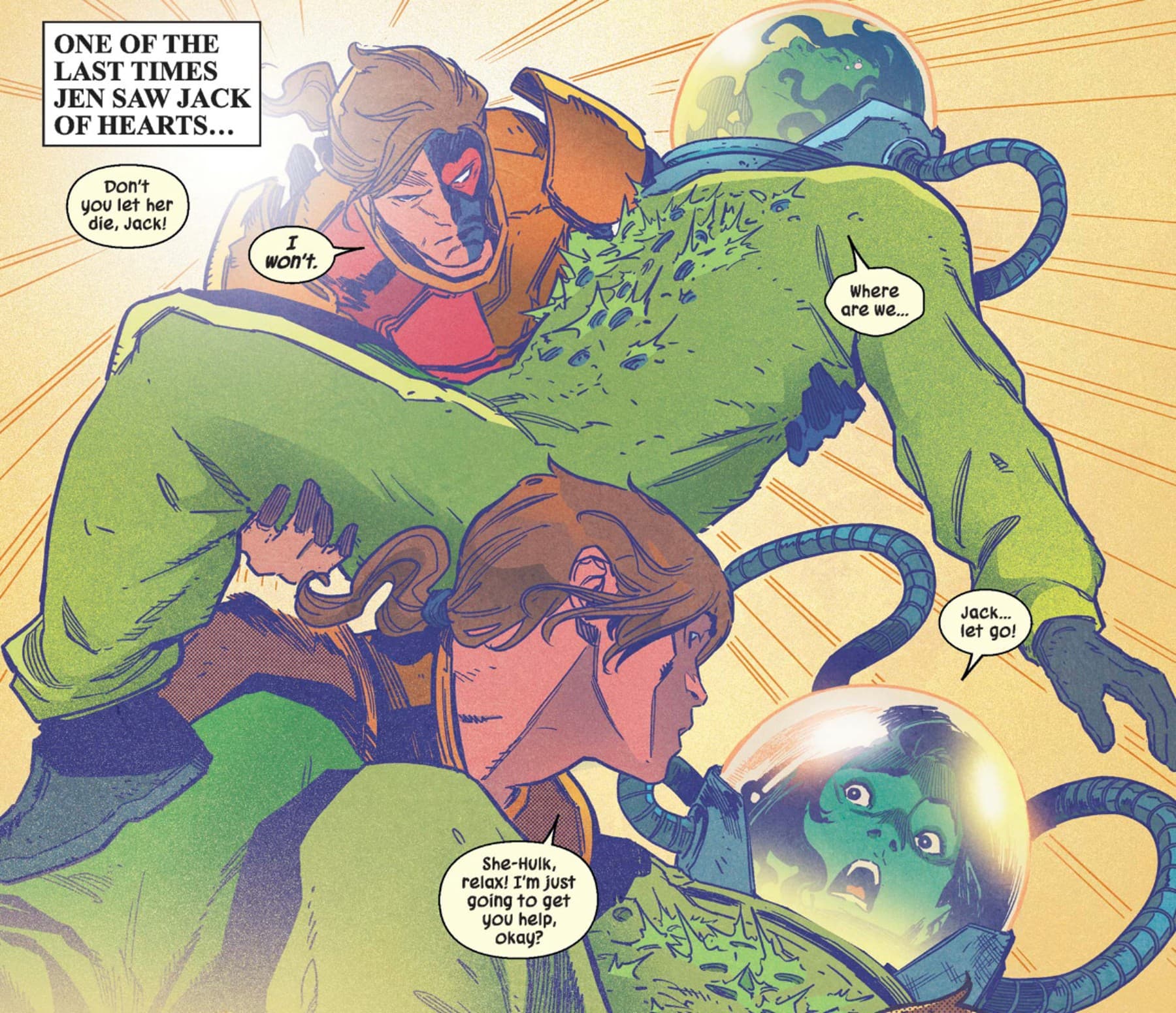 SHE-HULK (2022) #2 panel by Rainbow Rowell and Rogê Antônio