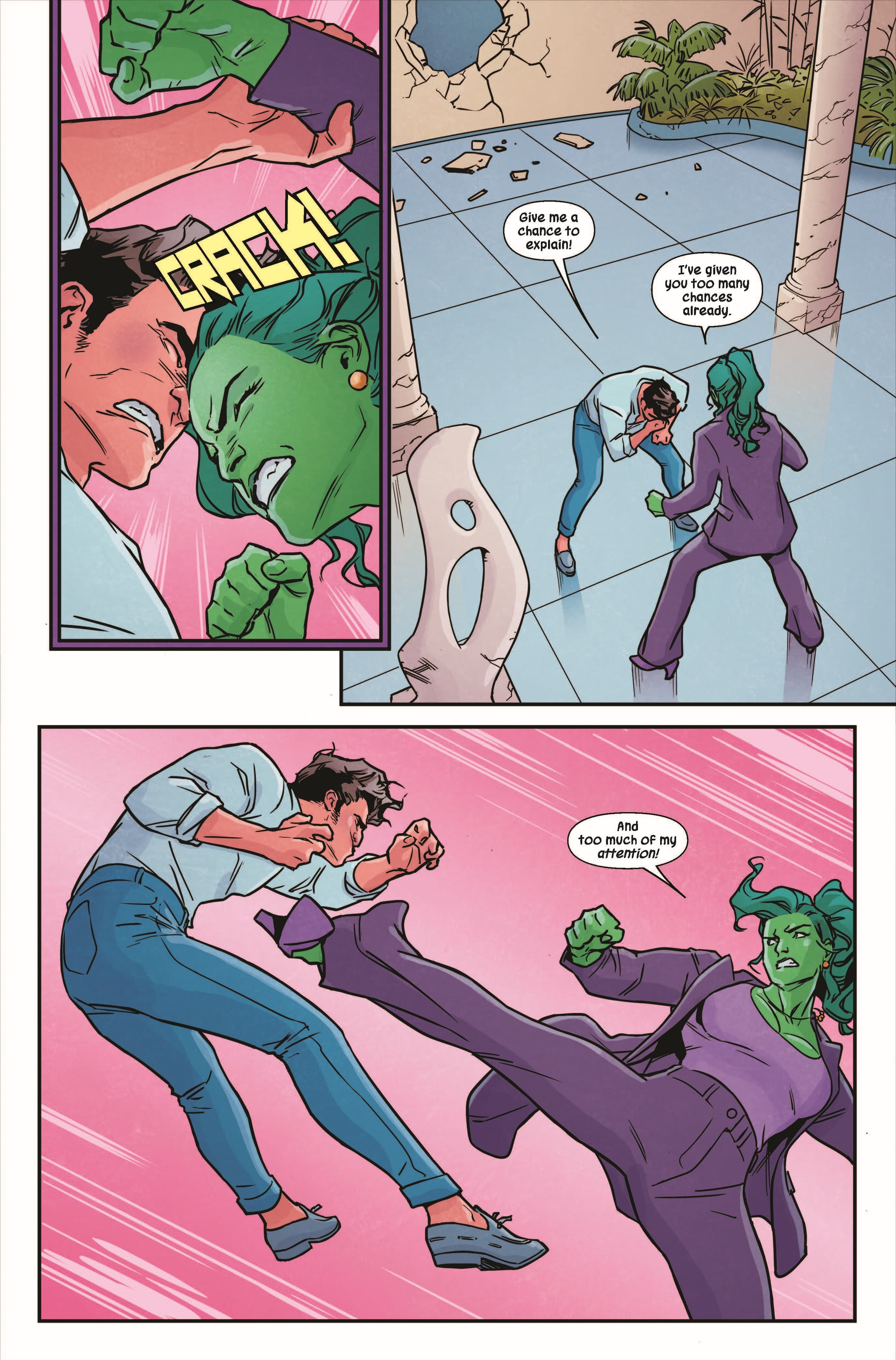 SHE-HULK (2023) #15 page by Rainbow Rowell and Andrés Genolet