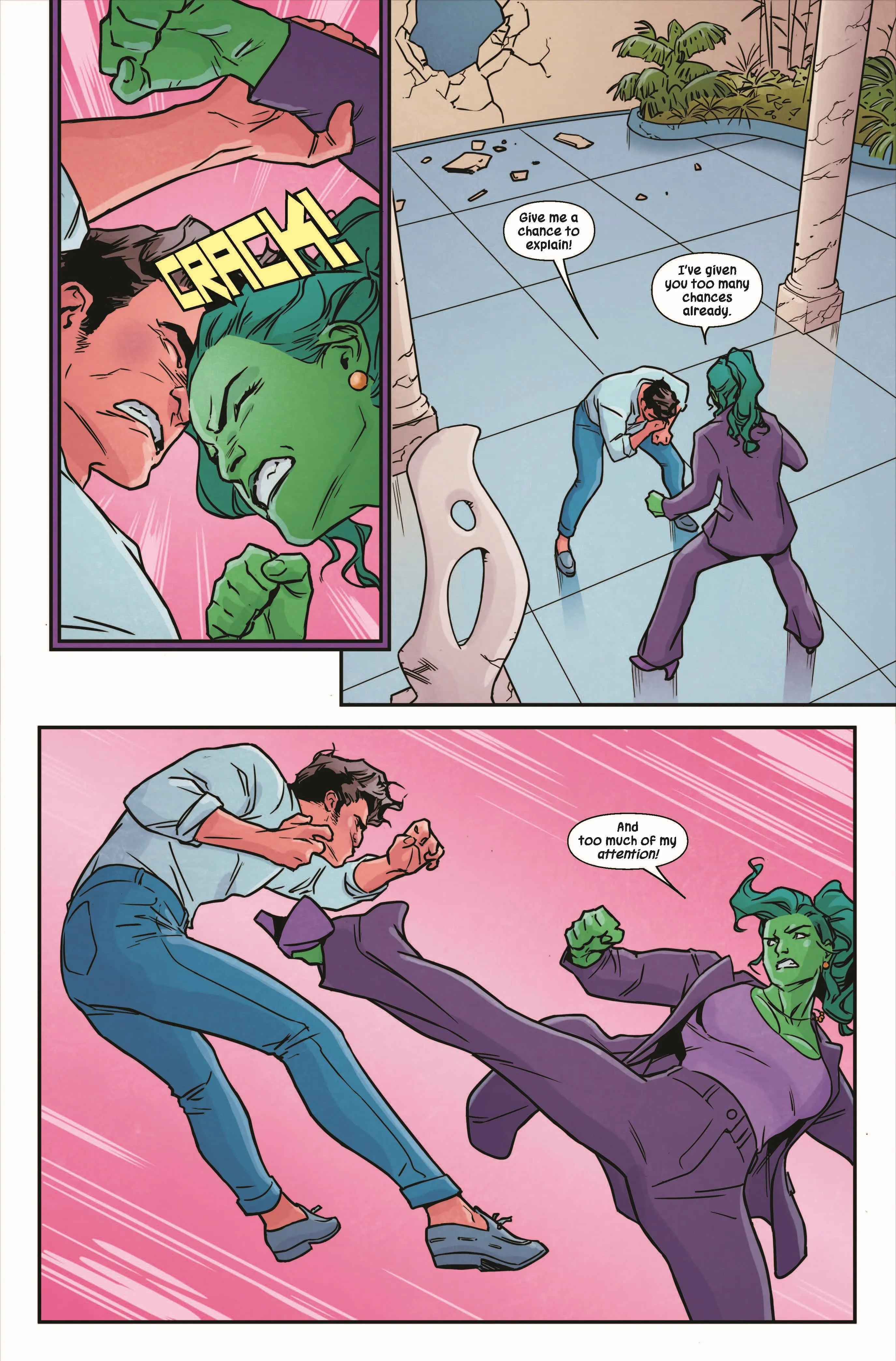 SHE-HULK (2023) #15 page by Rainbow Rowell and Andrés Genolet