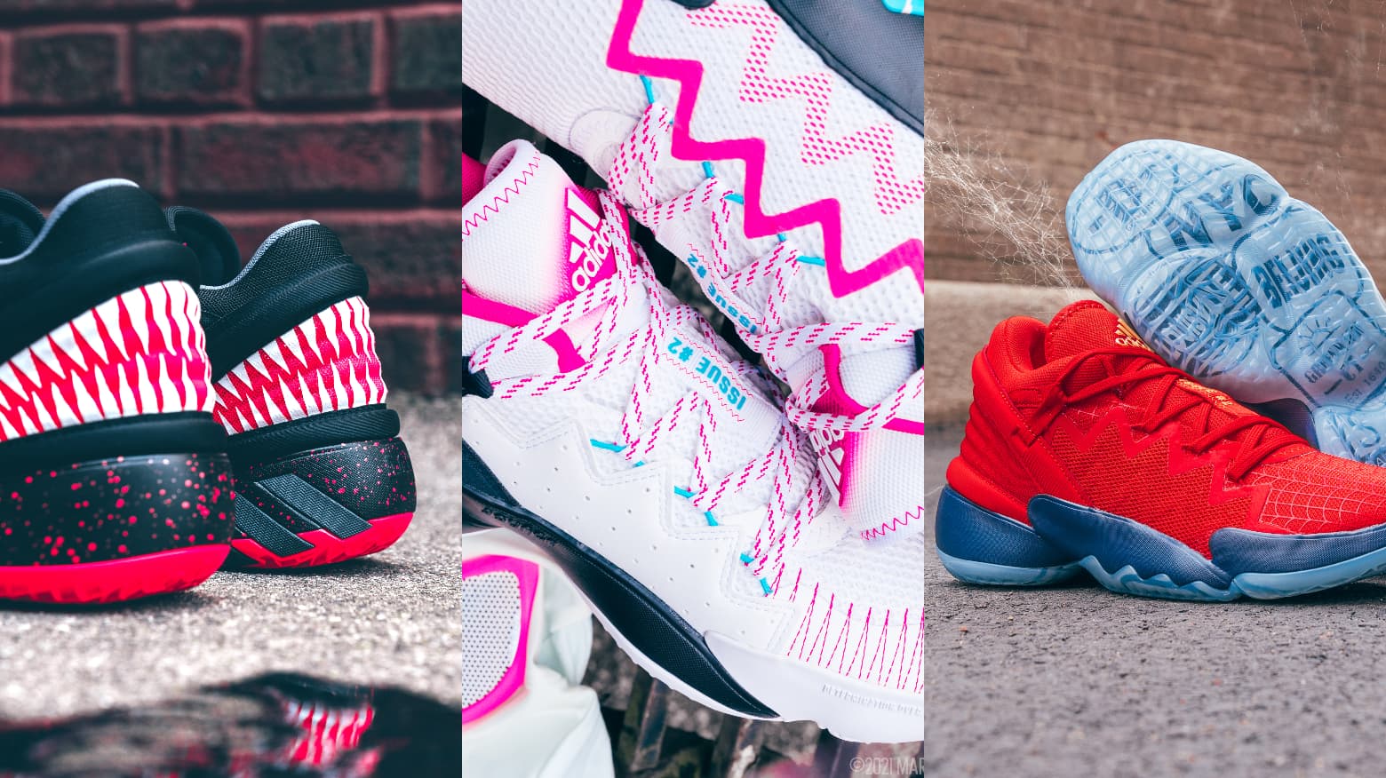 Three New Spidey Shoes Join the ADIDAS and D.O.N. Issue #2 Collection