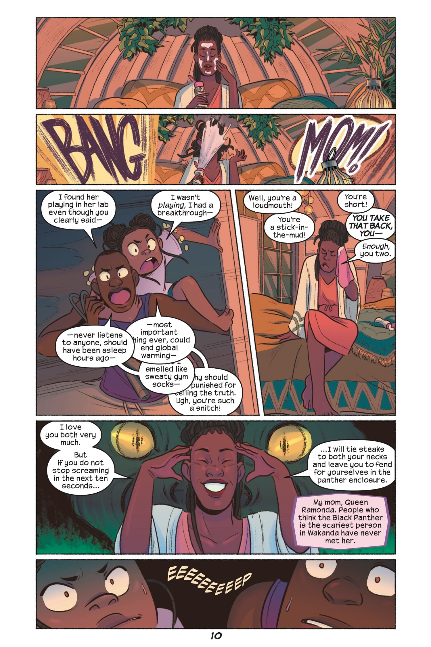 Shuri and T'Challa: Into the Heartlands interior