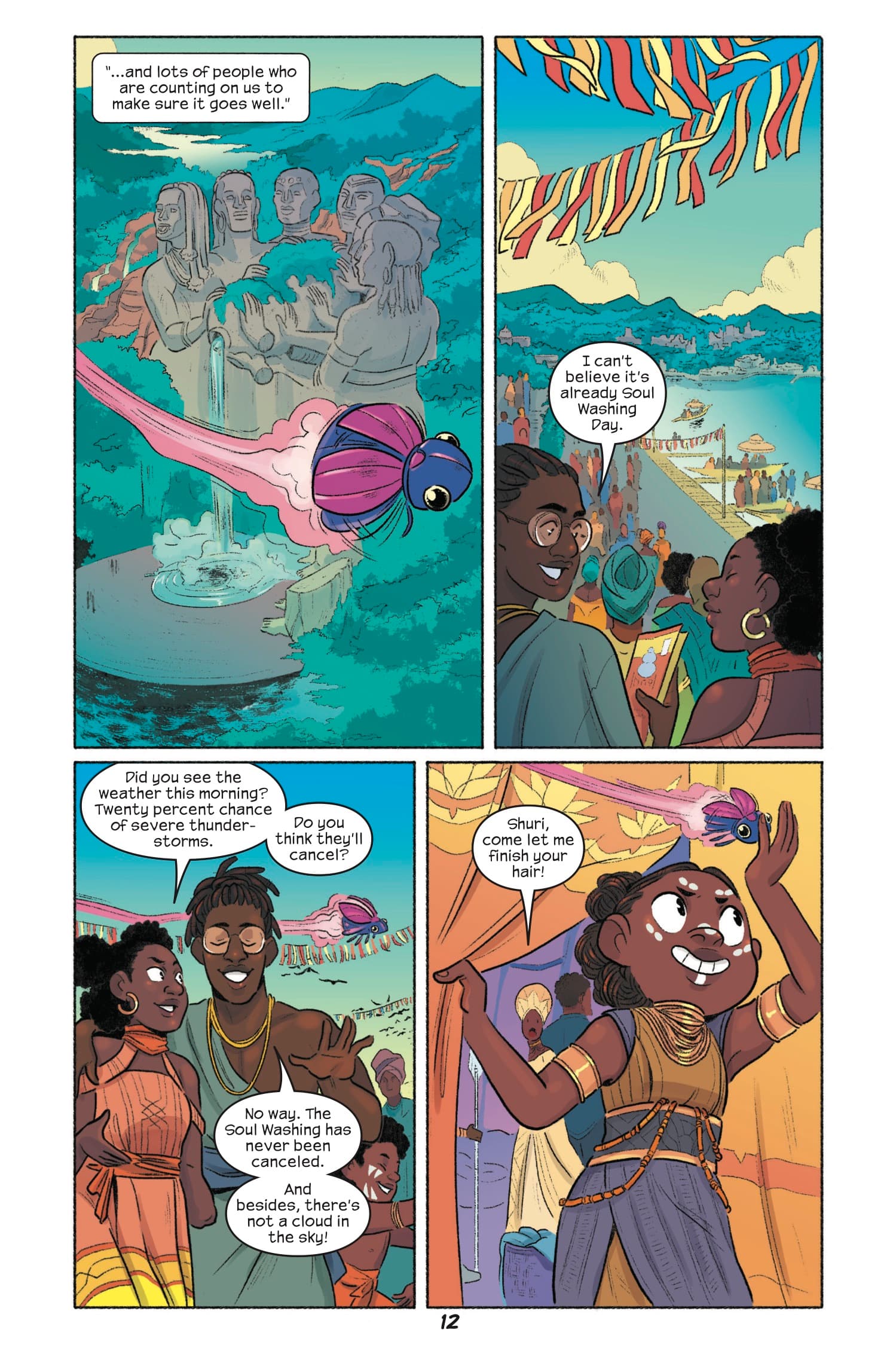 Shuri and T'Challa: Into the Heartlands interior